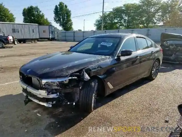 2 Фотография поврежденного автомобиля WBAJA7C5XKG909694 BMW 5 SERIES 2019