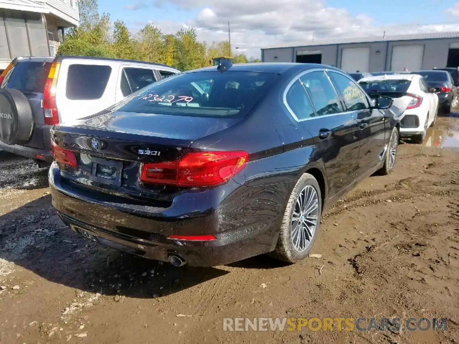 4 Фотография поврежденного автомобиля WBAJA7C5XKG912272 BMW 5 SERIES 2019