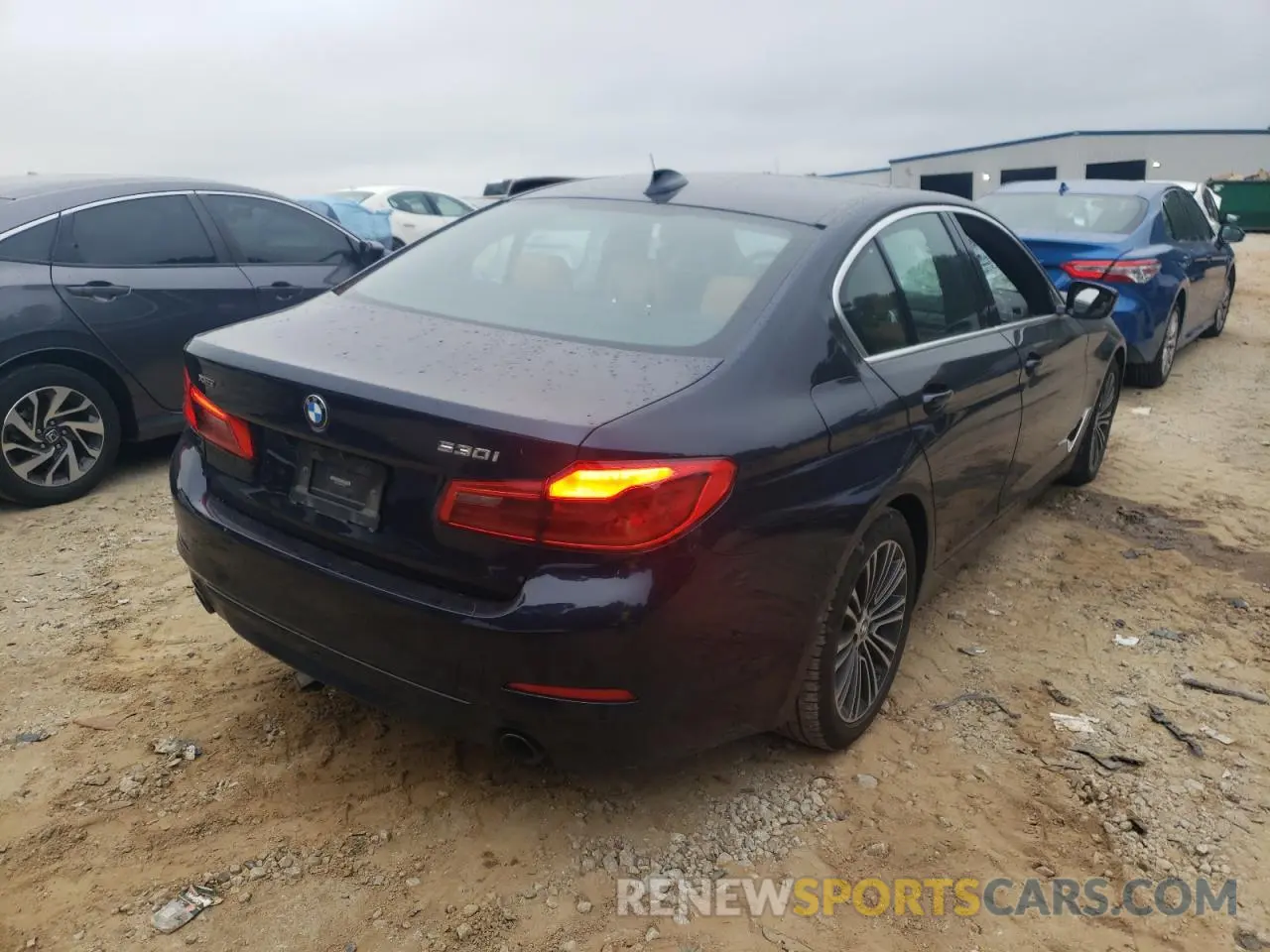 4 Фотография поврежденного автомобиля WBAJA7C5XKG912305 BMW 5 SERIES 2019