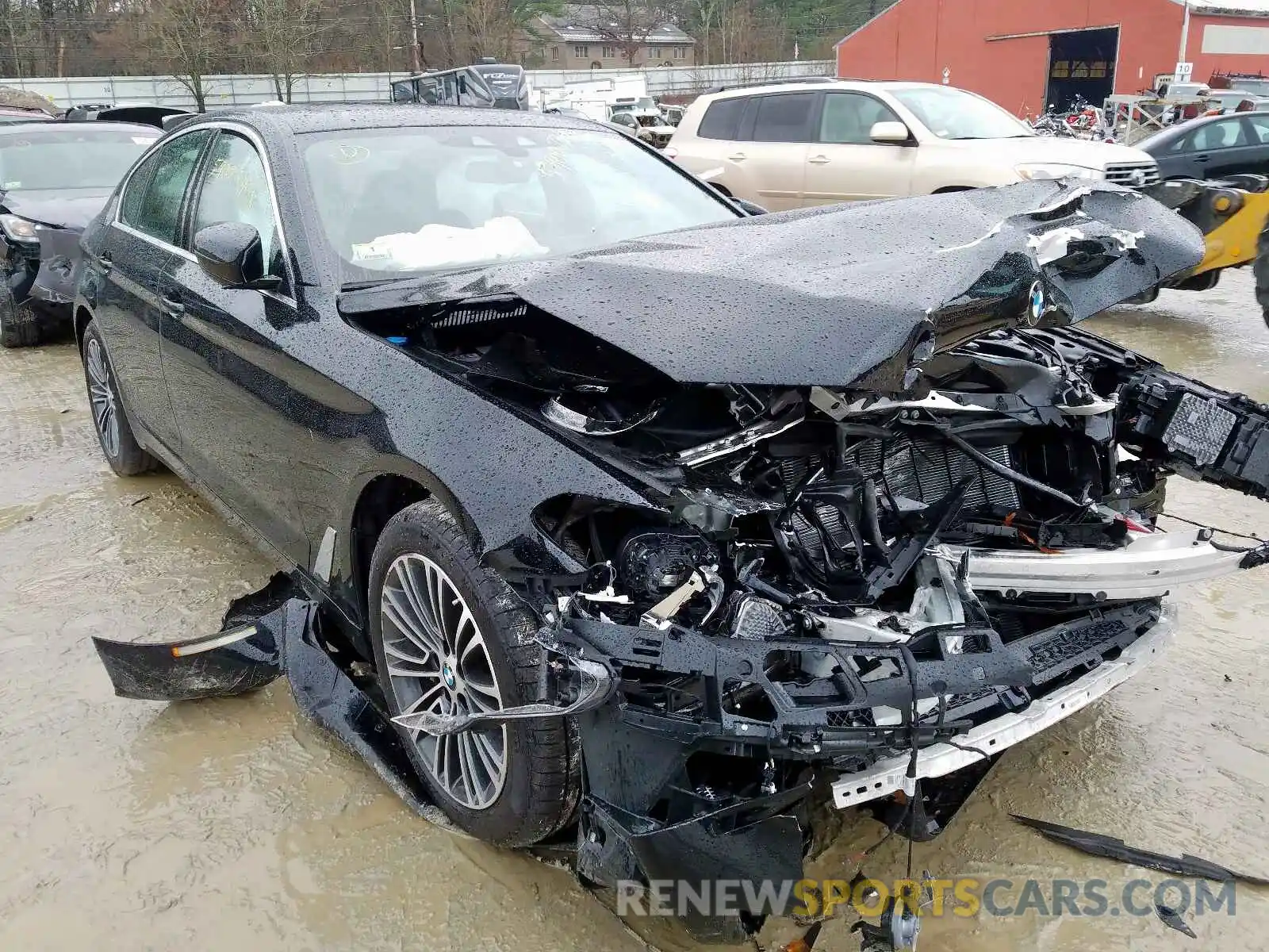 1 Photograph of a damaged car WBAJA7C5XKWW17792 BMW 5 SERIES 2019