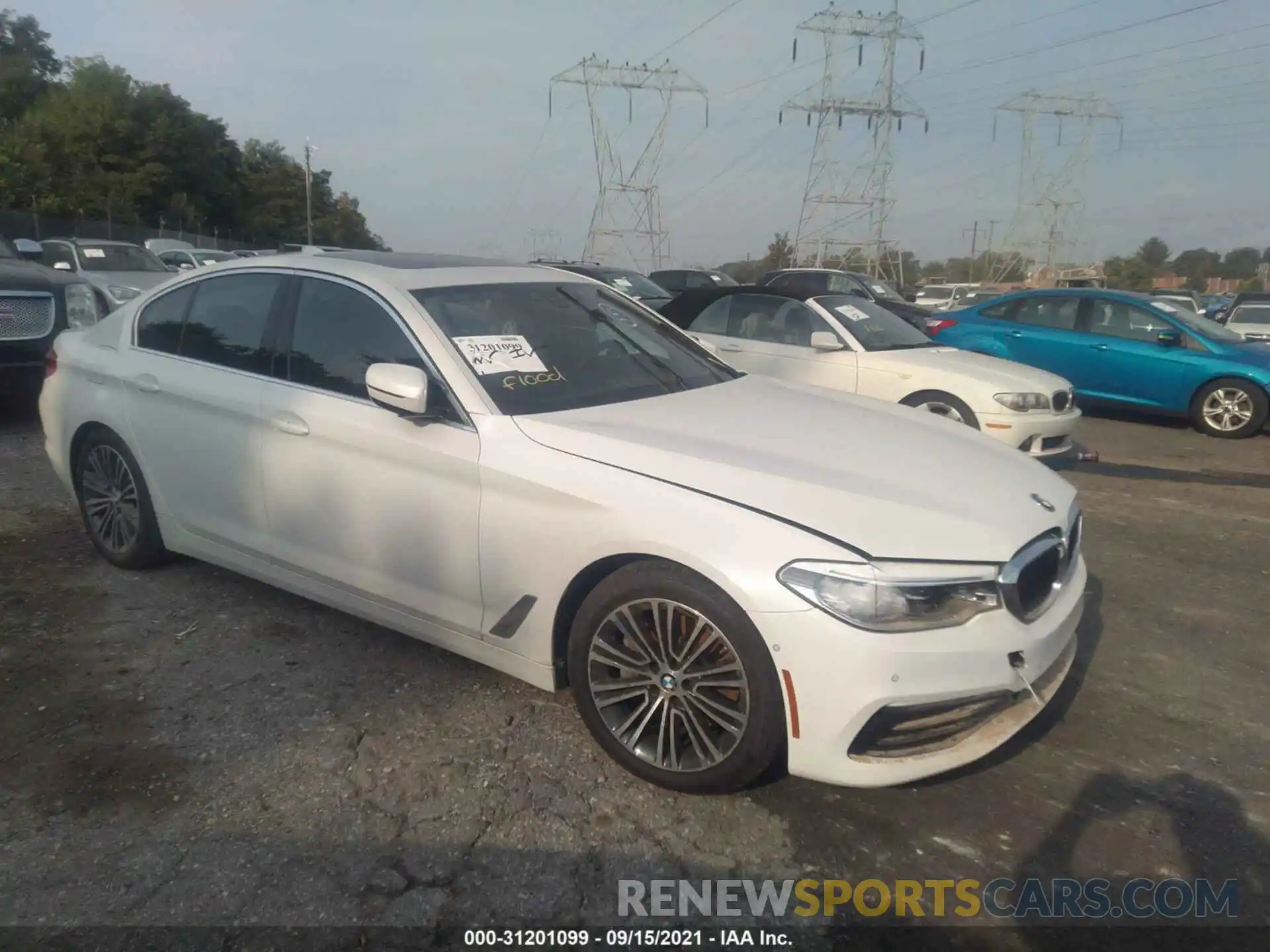 1 Photograph of a damaged car WBAJA7C5XKWW23446 BMW 5 SERIES 2019