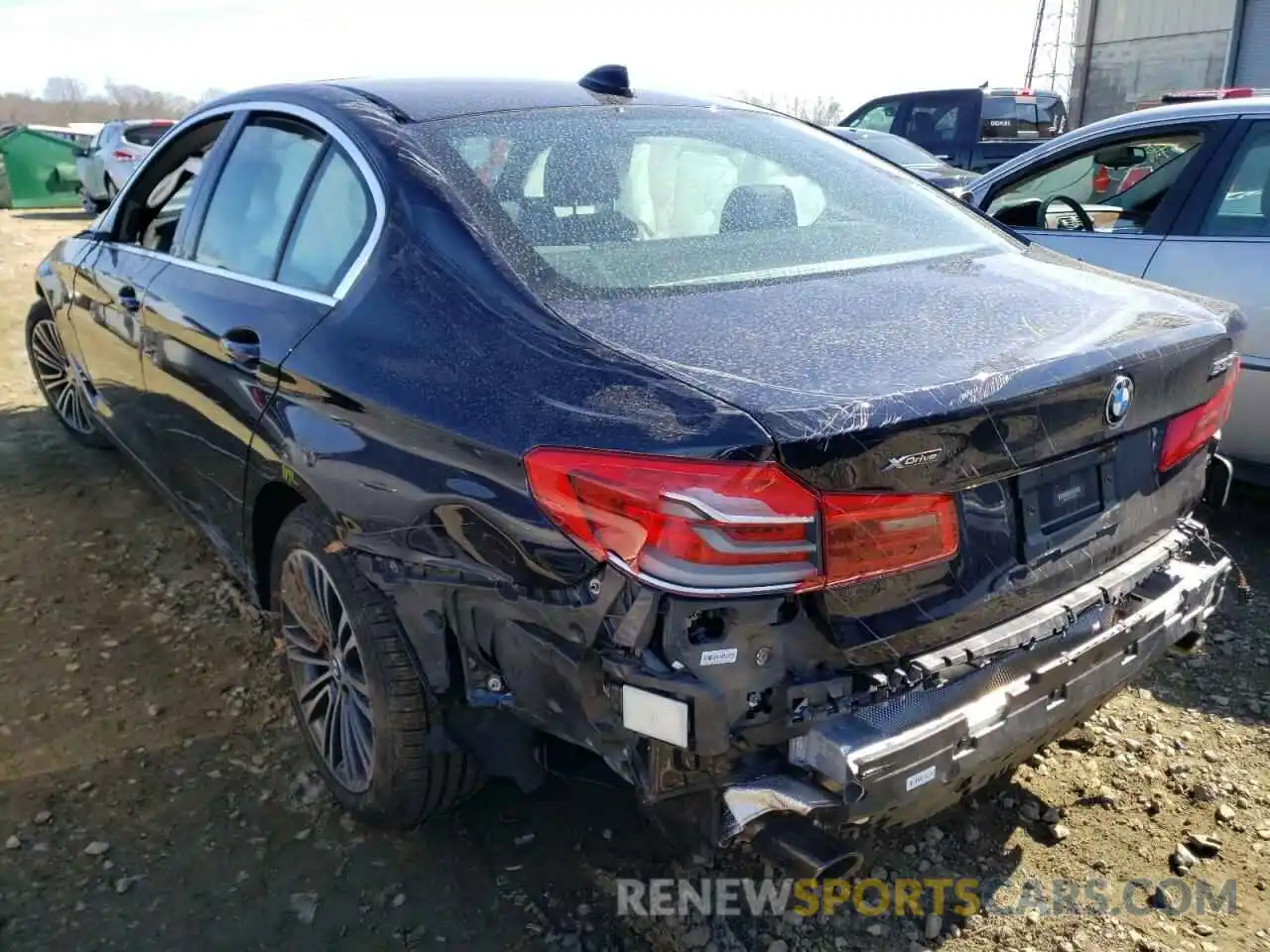 3 Photograph of a damaged car WBAJA7C5XKWW35791 BMW 5 SERIES 2019