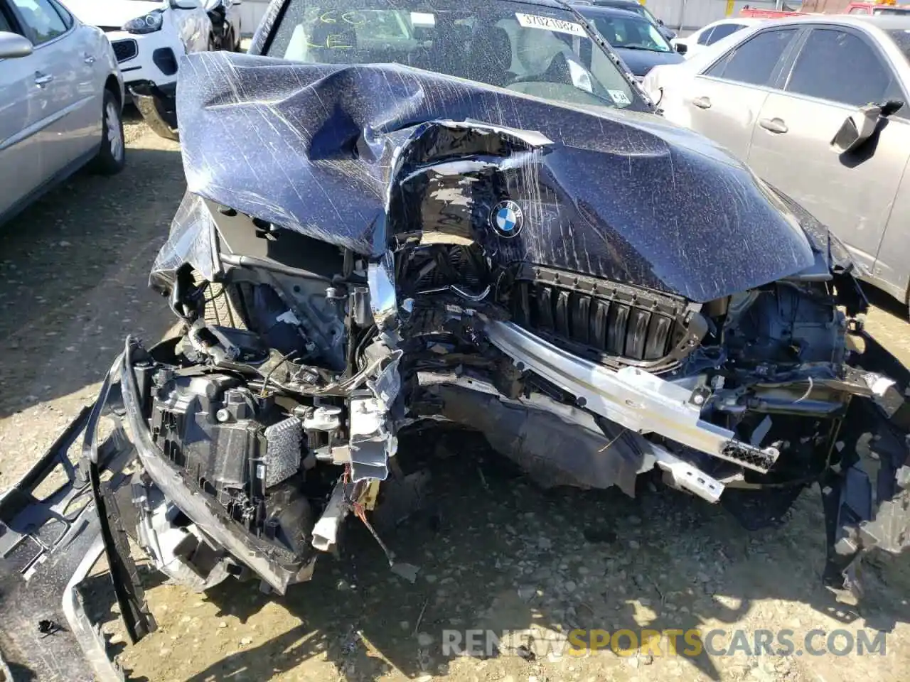 9 Photograph of a damaged car WBAJA7C5XKWW35791 BMW 5 SERIES 2019