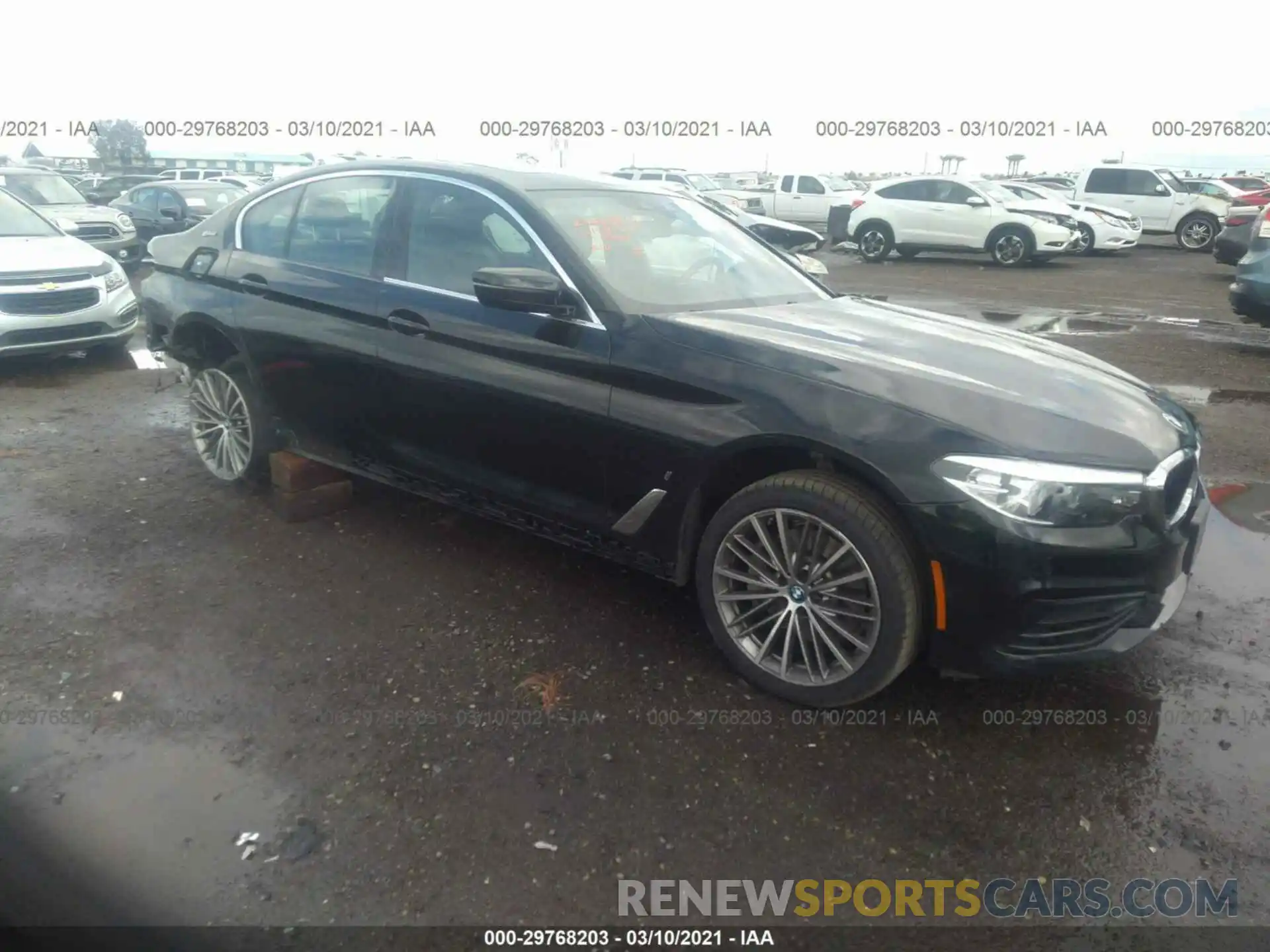 1 Photograph of a damaged car WBAJA9C50KB392768 BMW 5 SERIES 2019