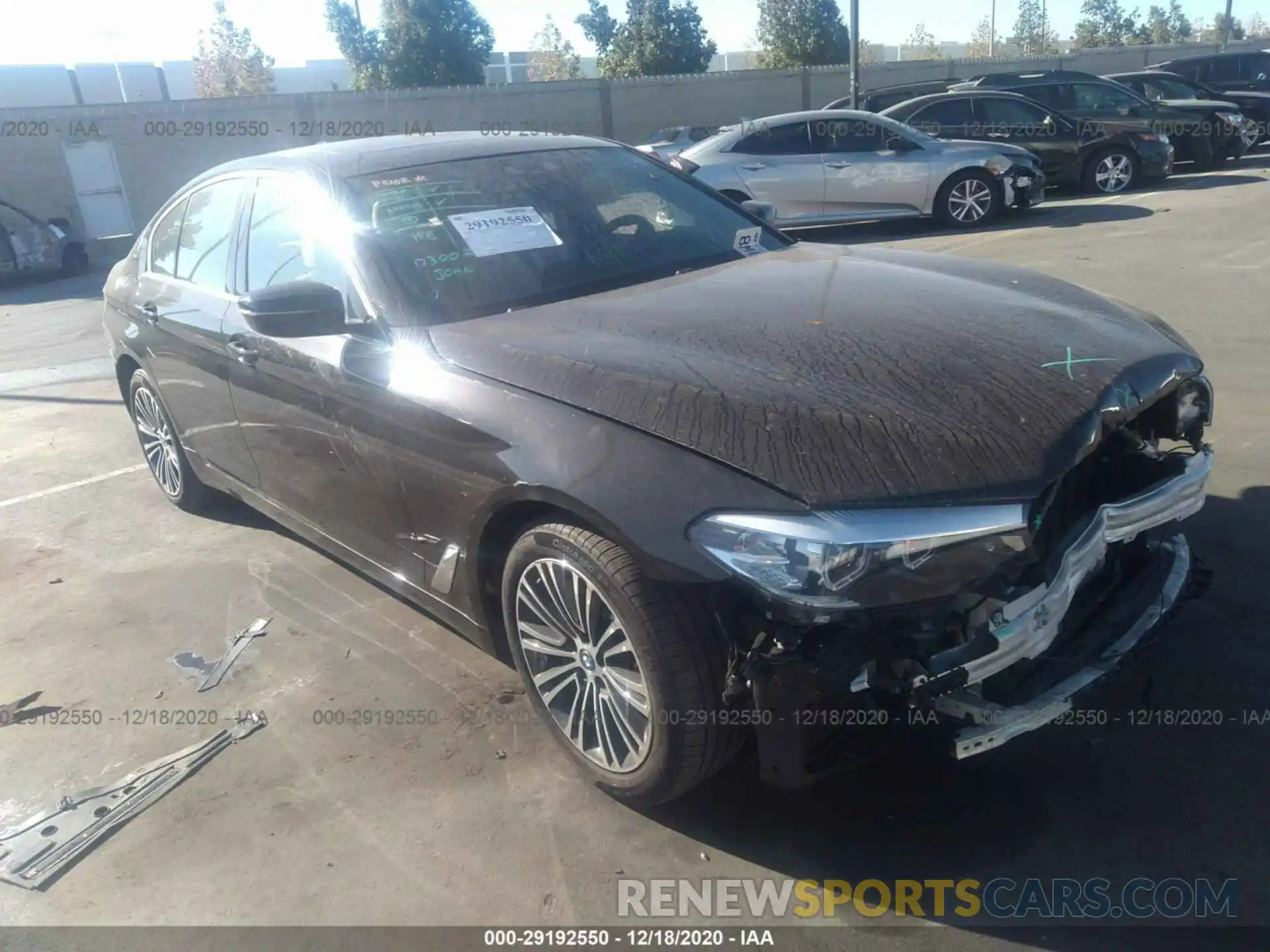 1 Photograph of a damaged car WBAJA9C50KB393578 BMW 5 SERIES 2019