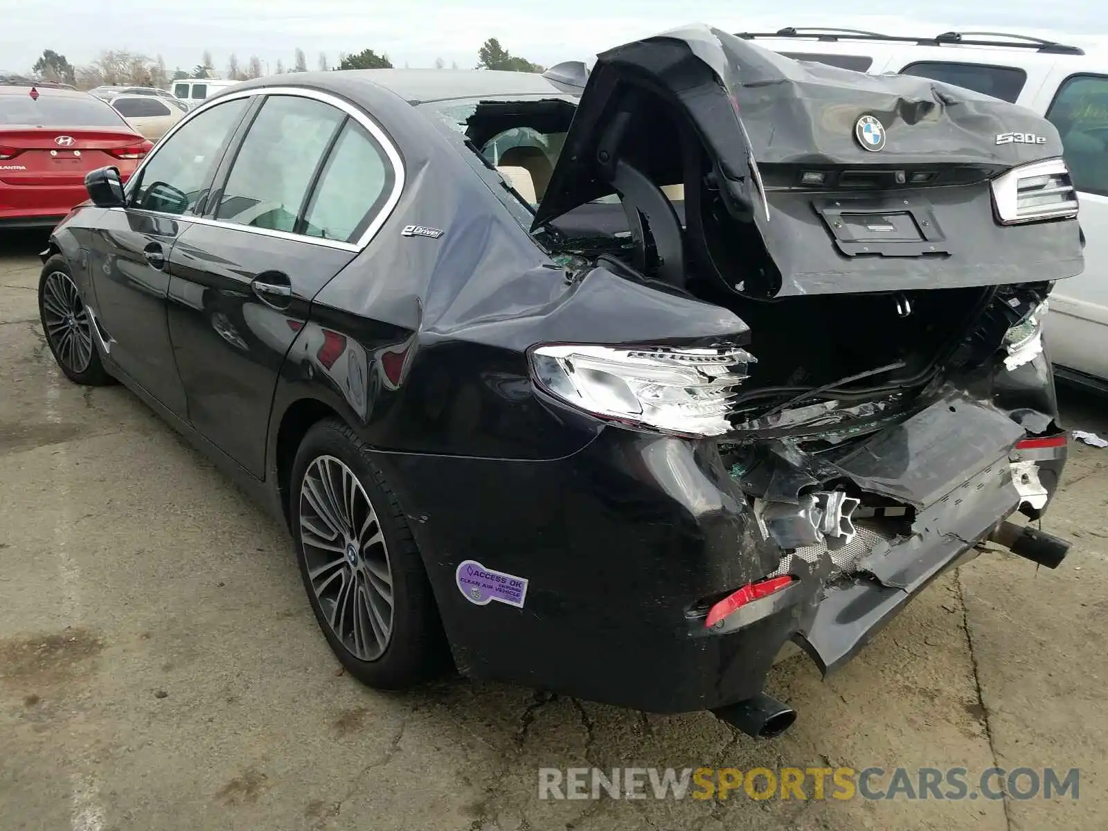 3 Photograph of a damaged car WBAJA9C51KB393010 BMW 5 SERIES 2019