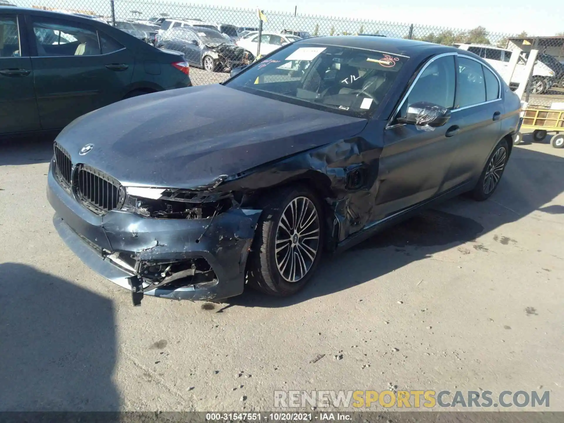 2 Photograph of a damaged car WBAJA9C52KB254729 BMW 5 SERIES 2019