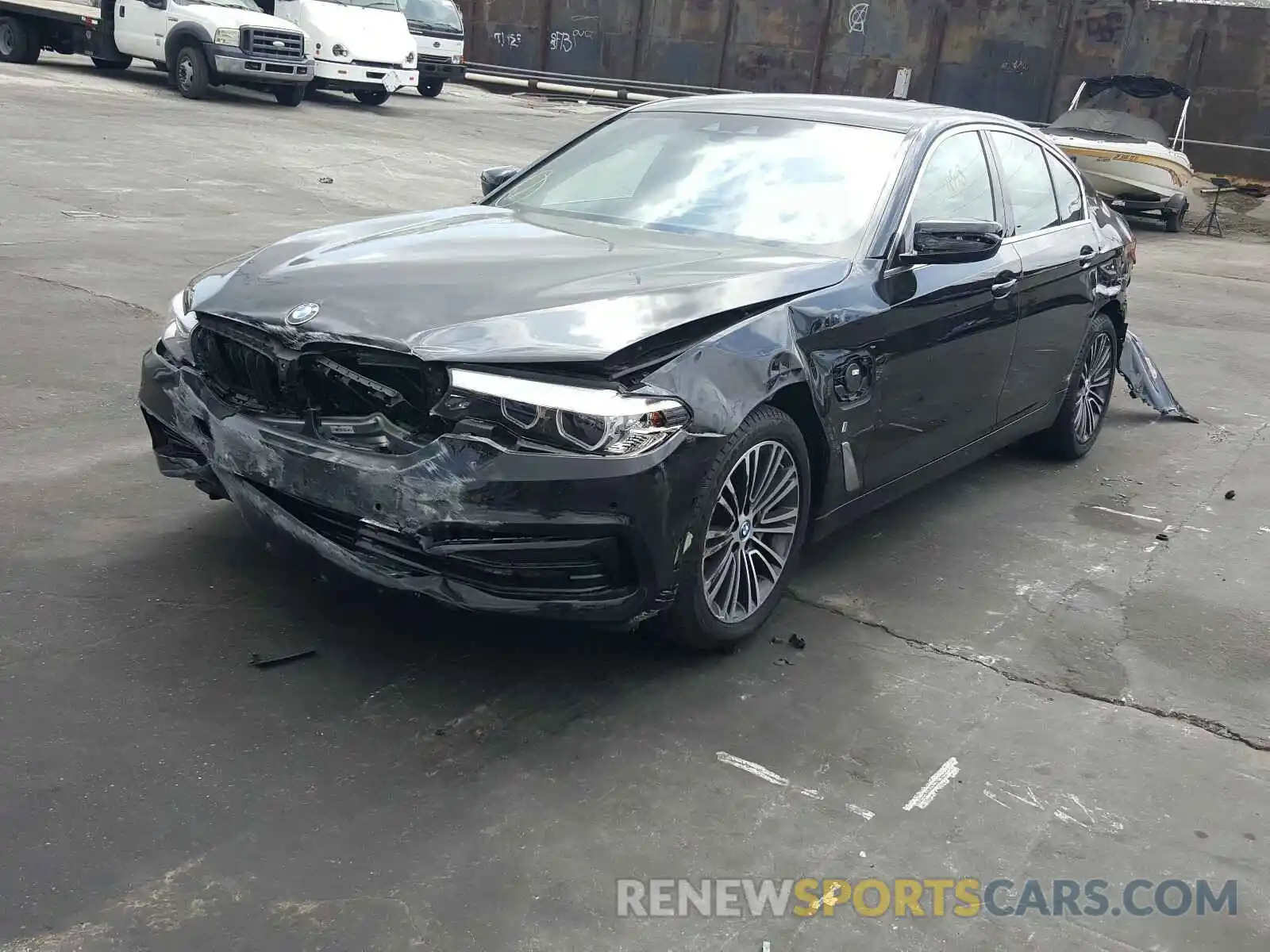 2 Photograph of a damaged car WBAJA9C52KB393257 BMW 5 SERIES 2019