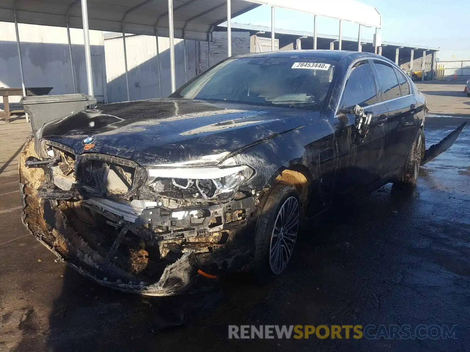 2 Photograph of a damaged car WBAJA9C53KB253640 BMW 5 SERIES 2019