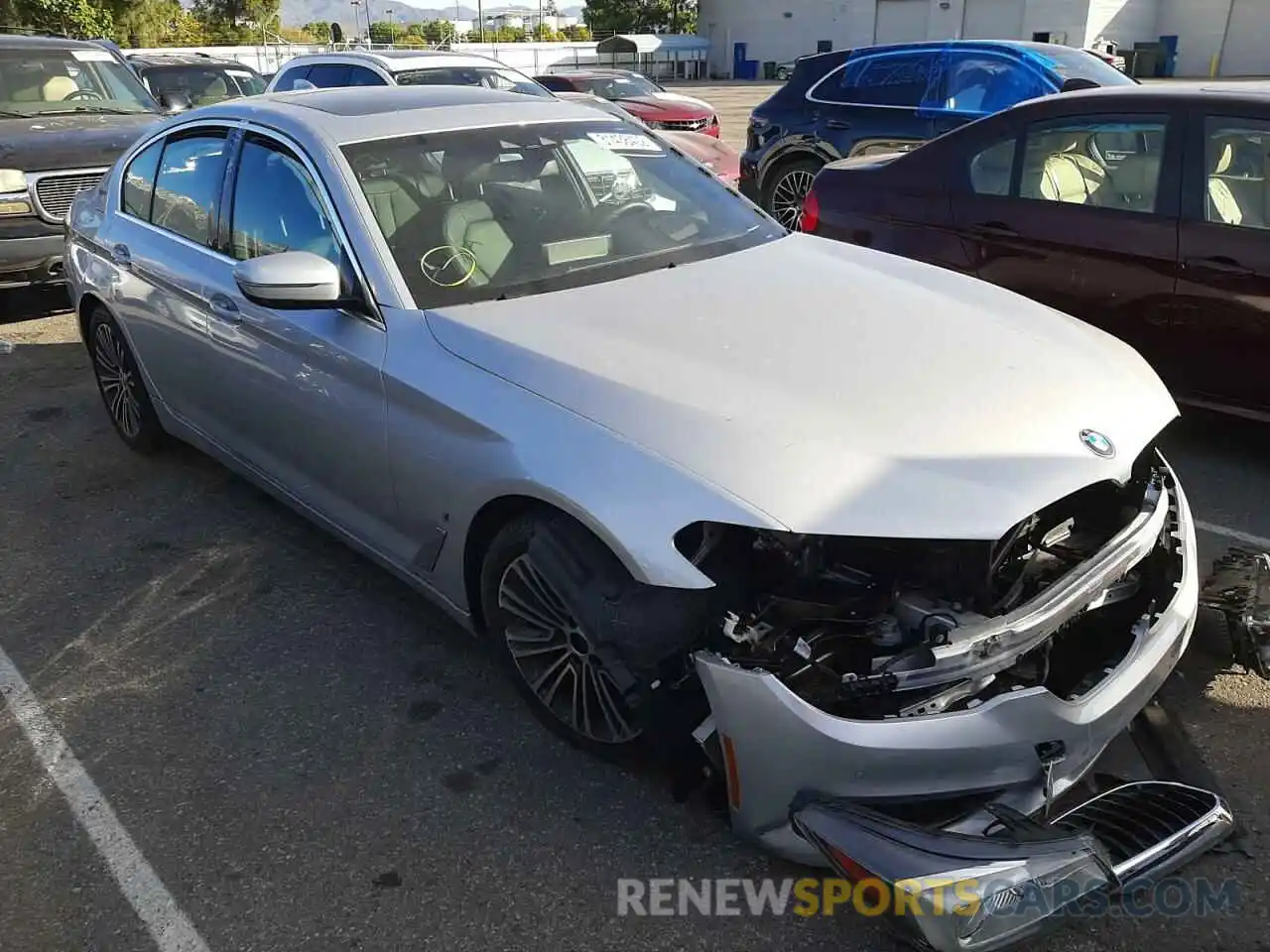 1 Photograph of a damaged car WBAJA9C53KB392702 BMW 5 SERIES 2019