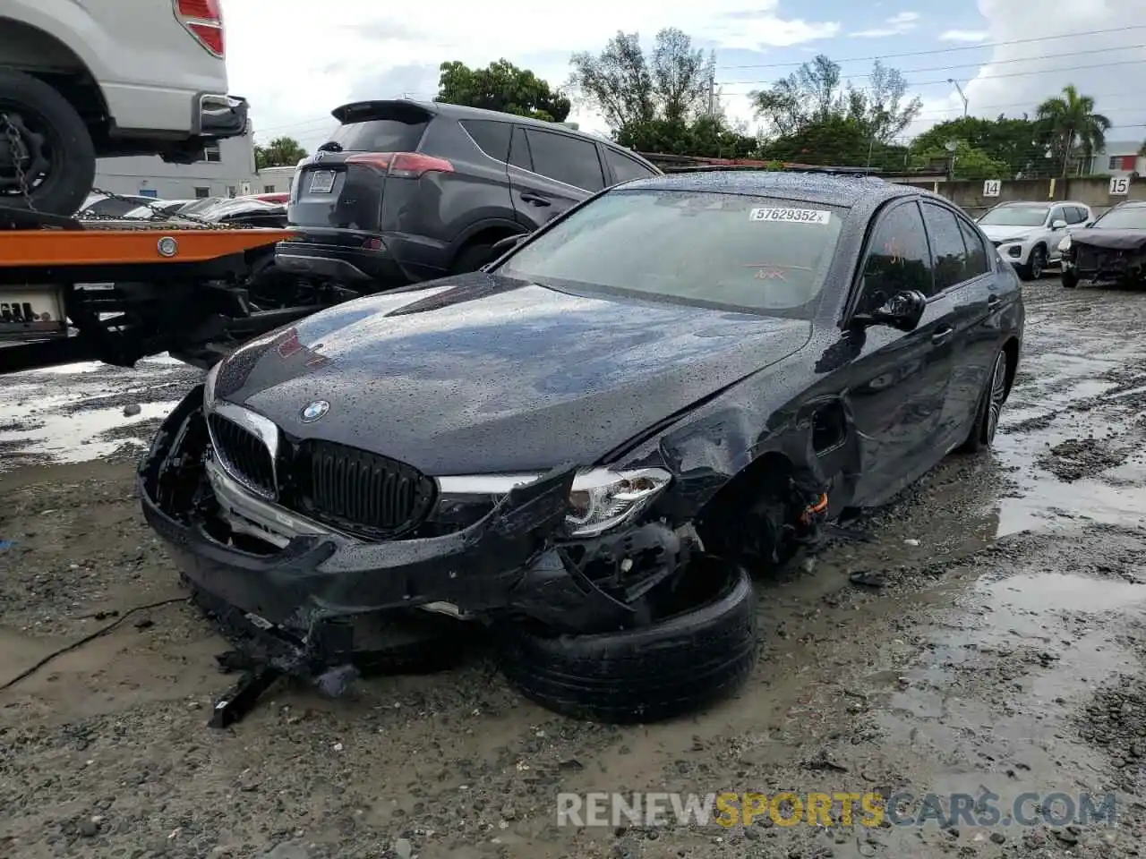 2 Photograph of a damaged car WBAJA9C53KB392733 BMW 5 SERIES 2019