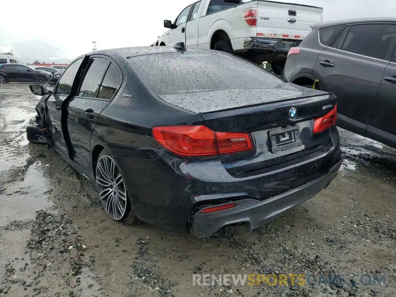 3 Photograph of a damaged car WBAJA9C53KB392733 BMW 5 SERIES 2019