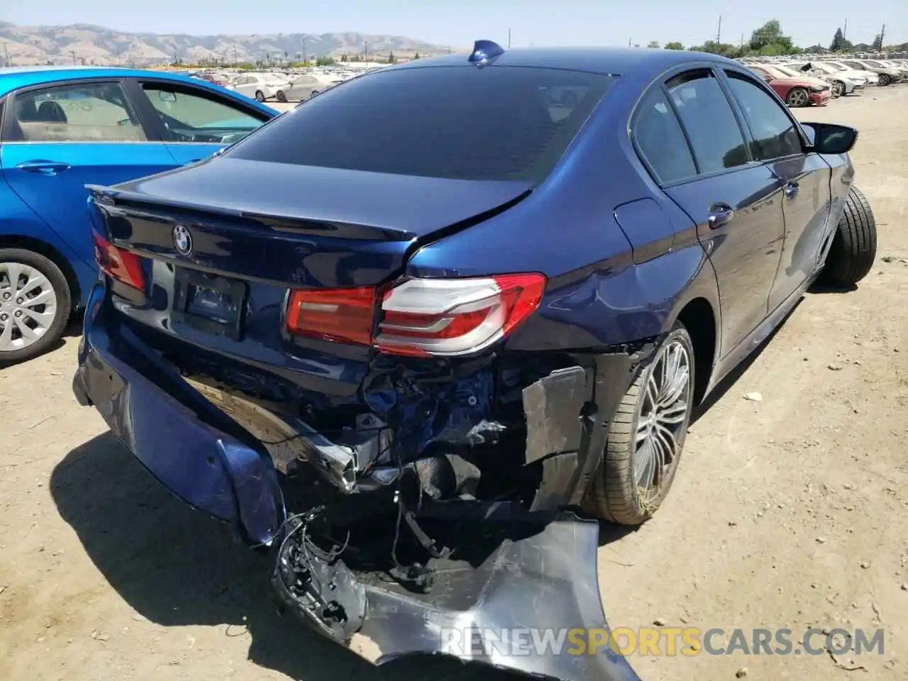 4 Photograph of a damaged car WBAJA9C53KB392988 BMW 5 SERIES 2019