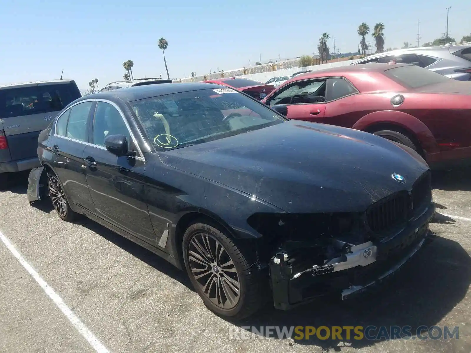 1 Photograph of a damaged car WBAJA9C54KB254831 BMW 5 SERIES 2019