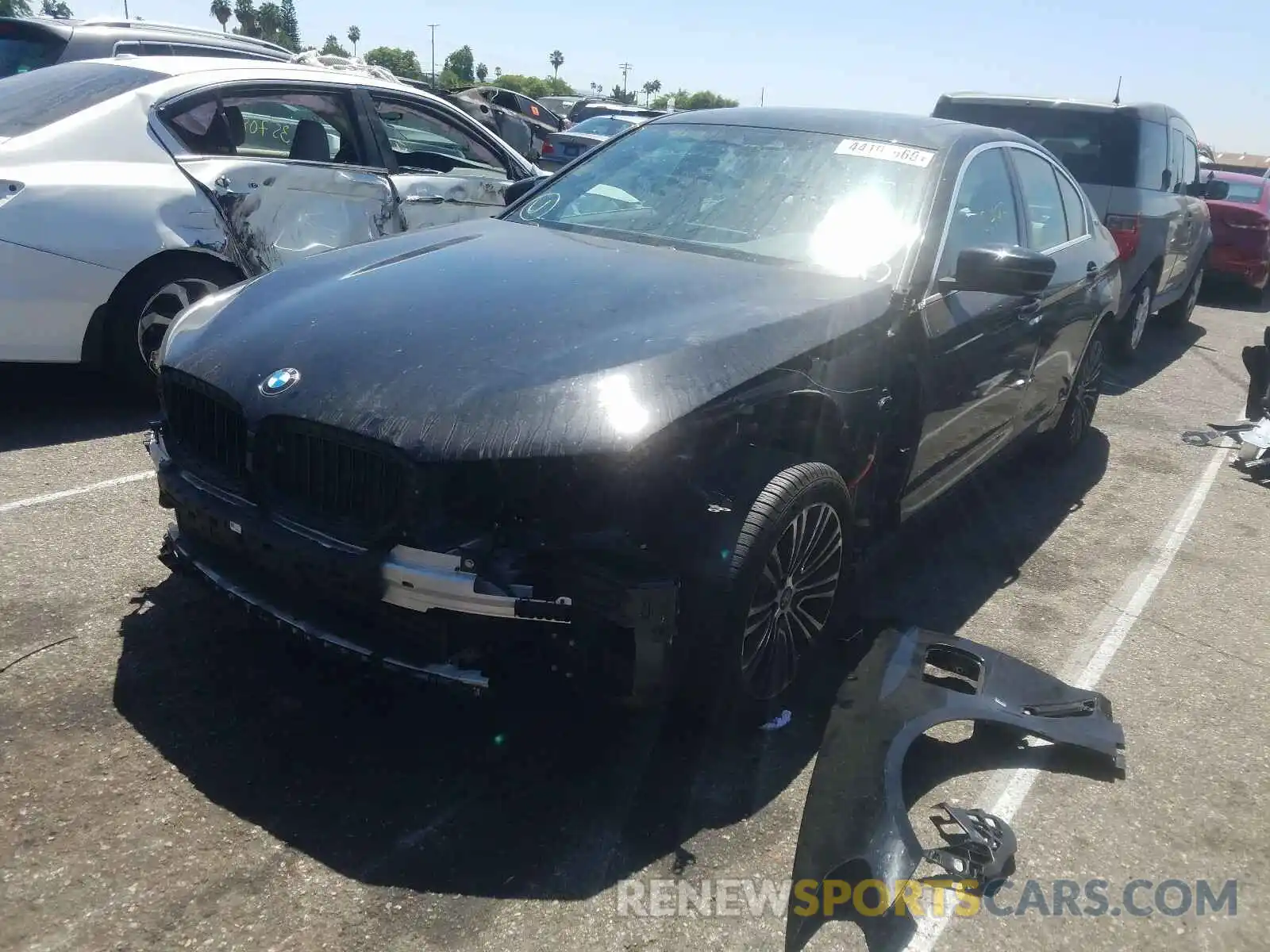 2 Photograph of a damaged car WBAJA9C54KB254831 BMW 5 SERIES 2019