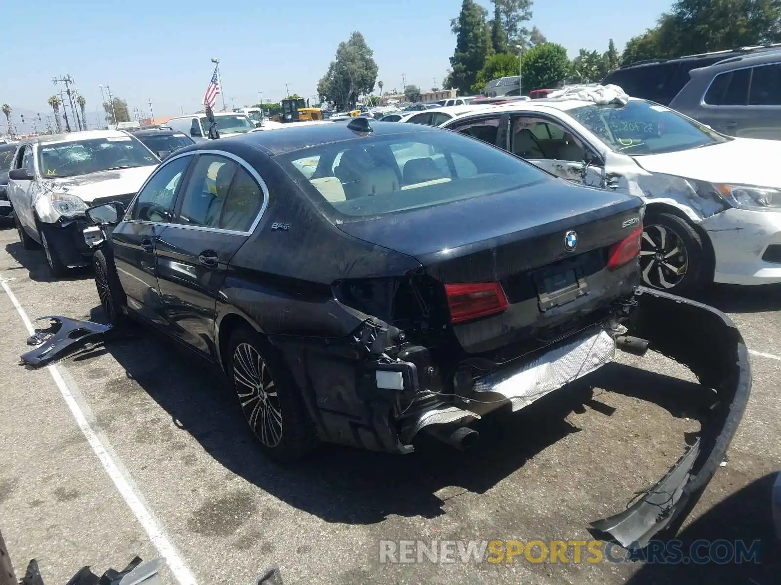 3 Photograph of a damaged car WBAJA9C54KB254831 BMW 5 SERIES 2019