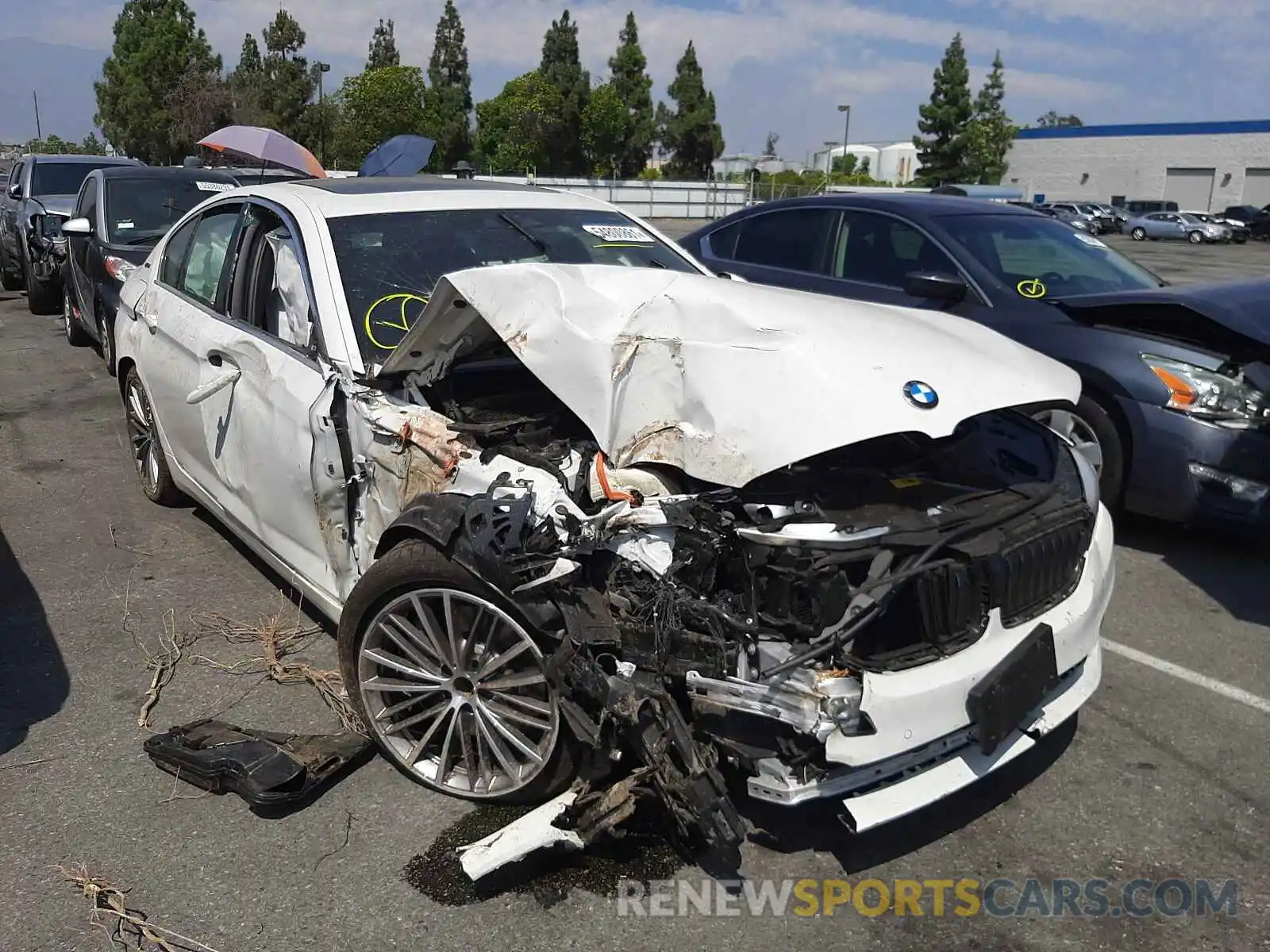 1 Photograph of a damaged car WBAJA9C54KB398931 BMW 5 SERIES 2019