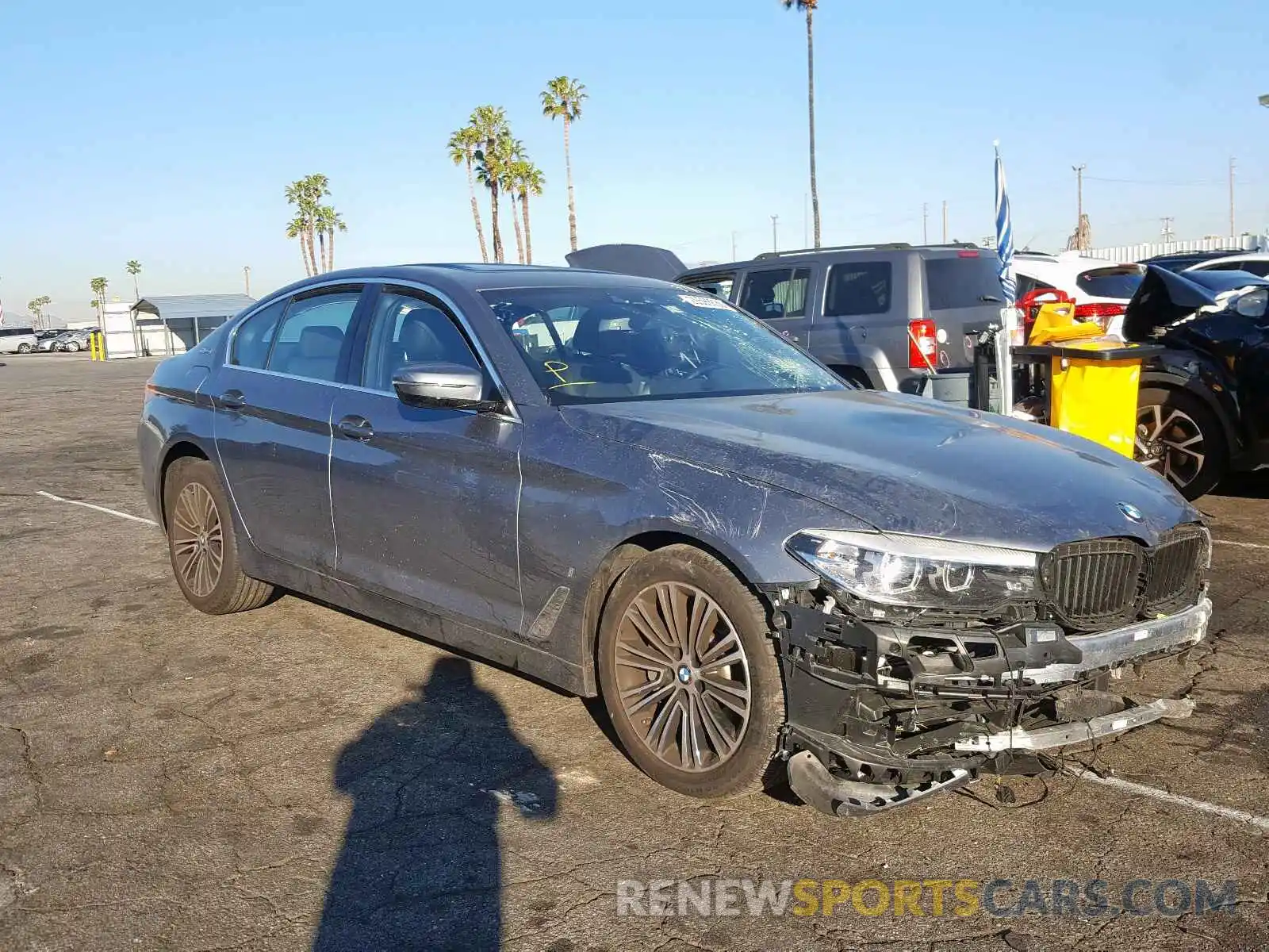 1 Photograph of a damaged car WBAJA9C54KB399657 BMW 5 SERIES 2019