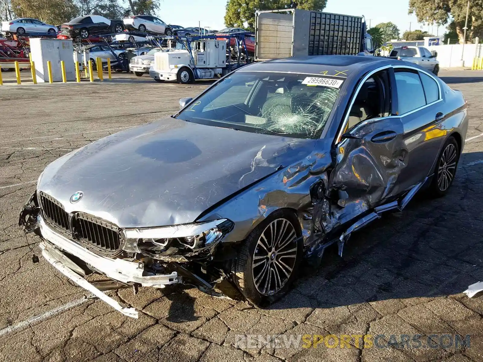 2 Photograph of a damaged car WBAJA9C54KB399657 BMW 5 SERIES 2019