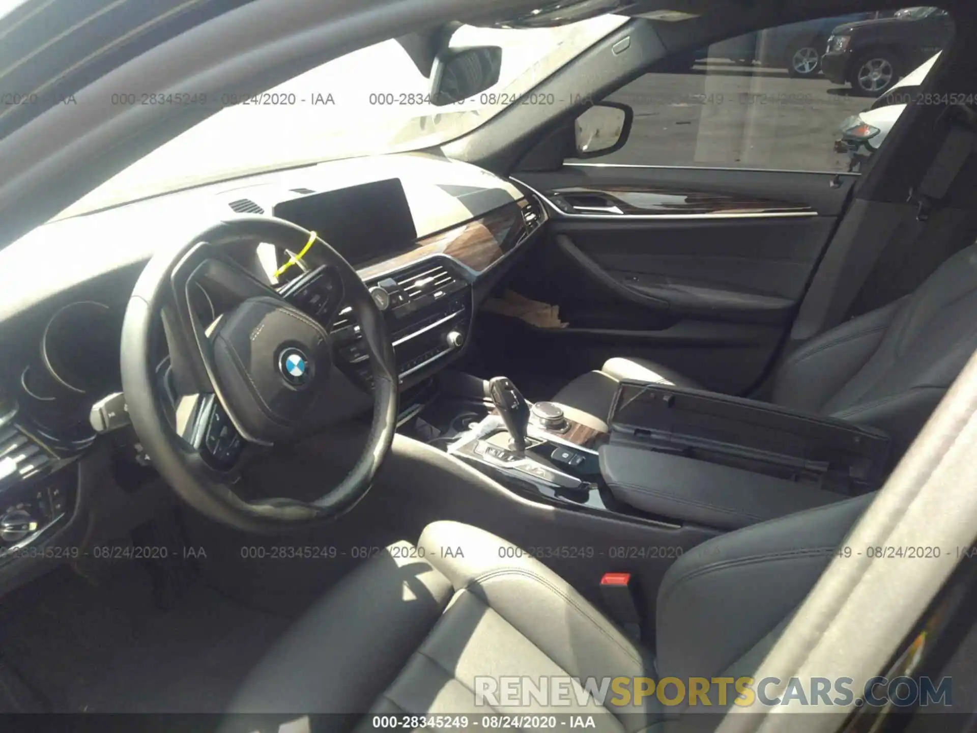 5 Фотография поврежденного автомобиля WBAJA9C55KB393284 BMW 5 SERIES 2019