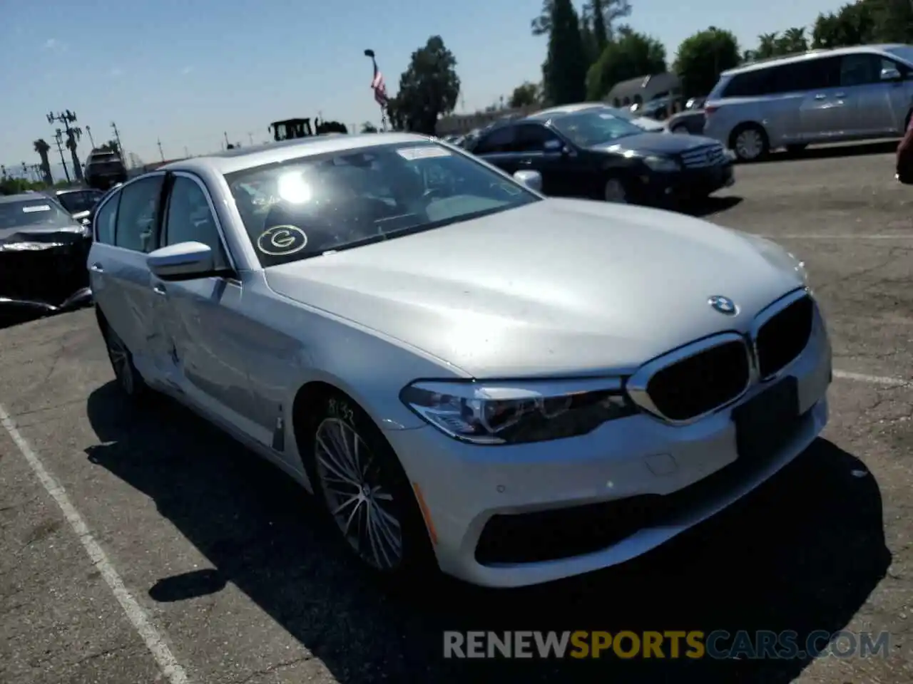 1 Photograph of a damaged car WBAJA9C55KB399263 BMW 5 SERIES 2019