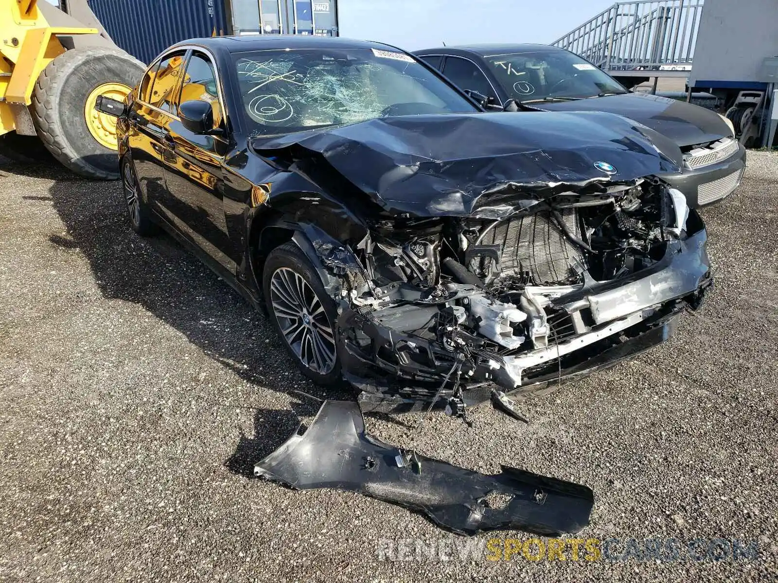 1 Photograph of a damaged car WBAJA9C55KB399375 BMW 5 SERIES 2019