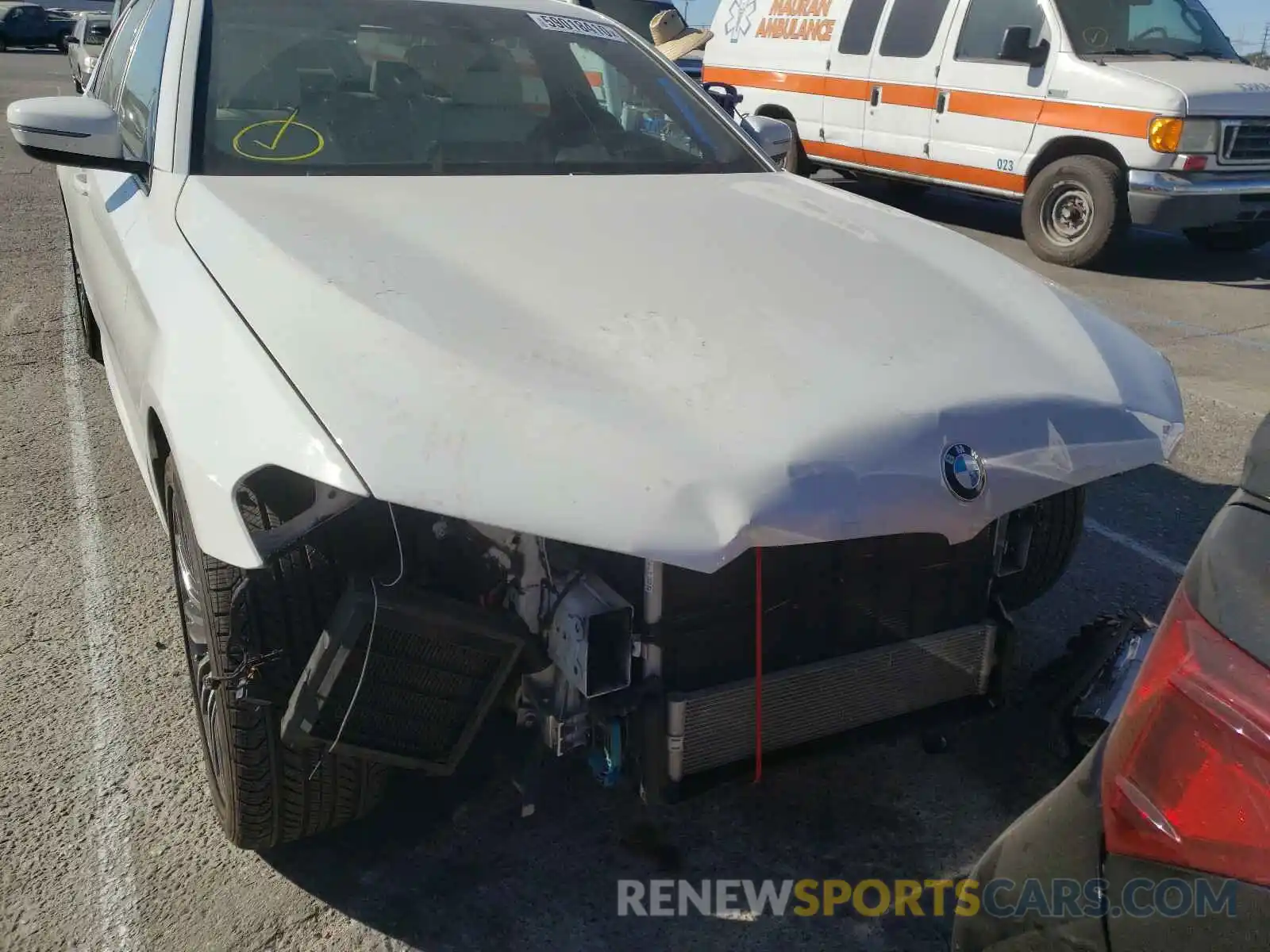 9 Photograph of a damaged car WBAJA9C55KB399649 BMW 5 SERIES 2019