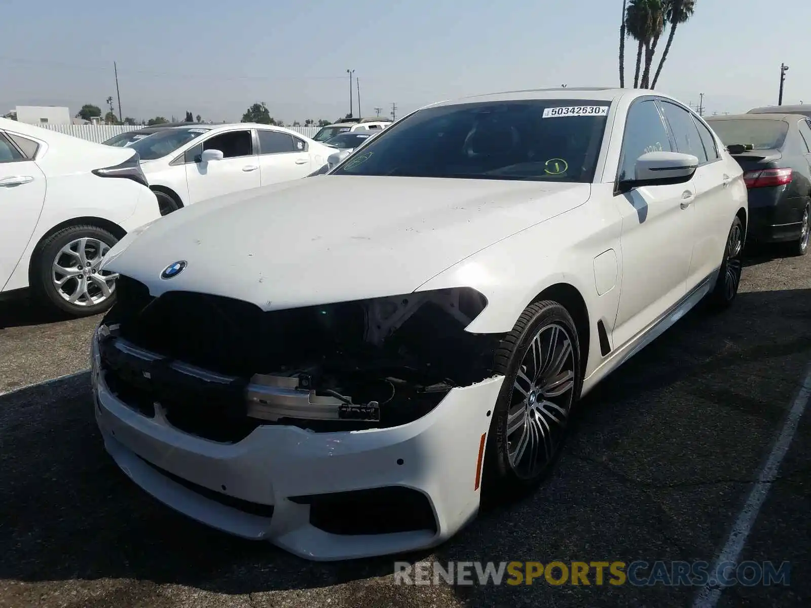 2 Photograph of a damaged car WBAJA9C56KB388448 BMW 5 SERIES 2019