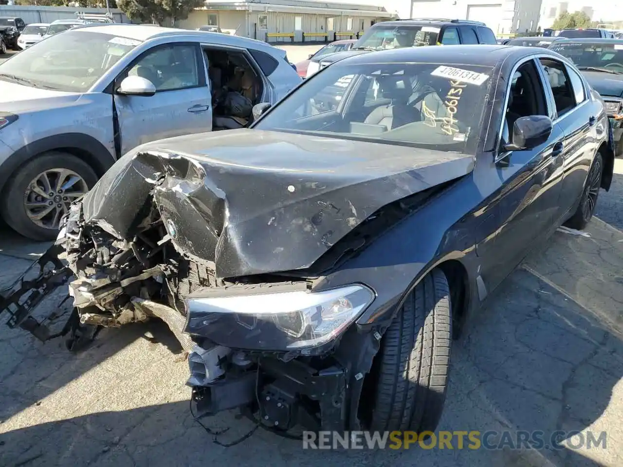 1 Photograph of a damaged car WBAJA9C56KB391821 BMW 5 SERIES 2019