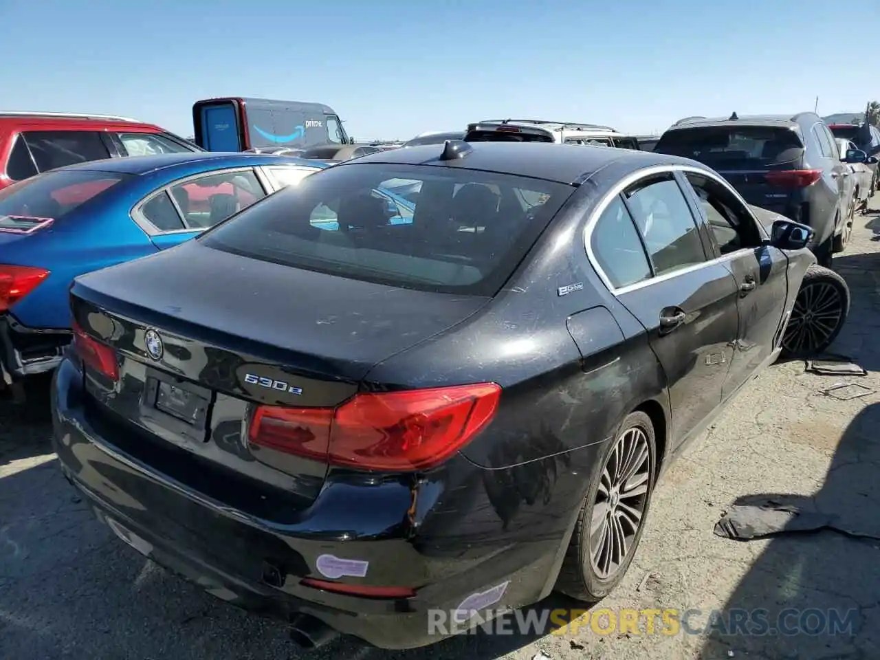 3 Photograph of a damaged car WBAJA9C56KB391821 BMW 5 SERIES 2019