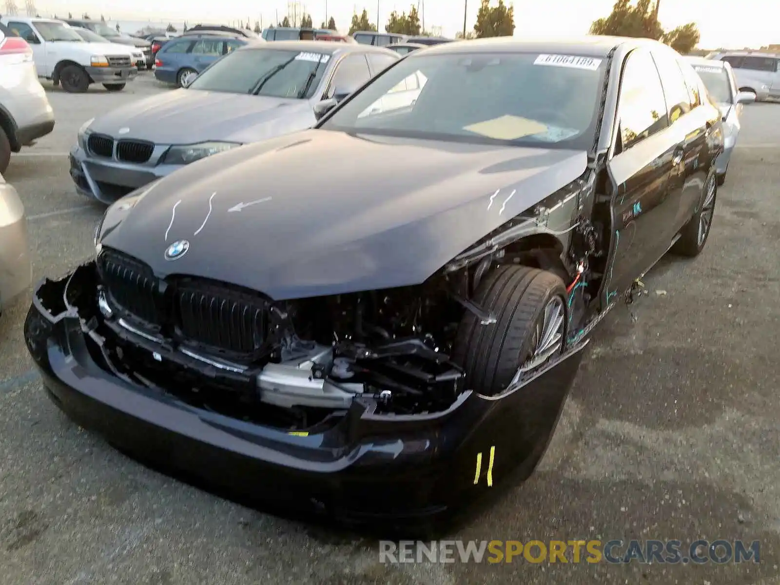 2 Photograph of a damaged car WBAJA9C57KB253673 BMW 5 SERIES 2019