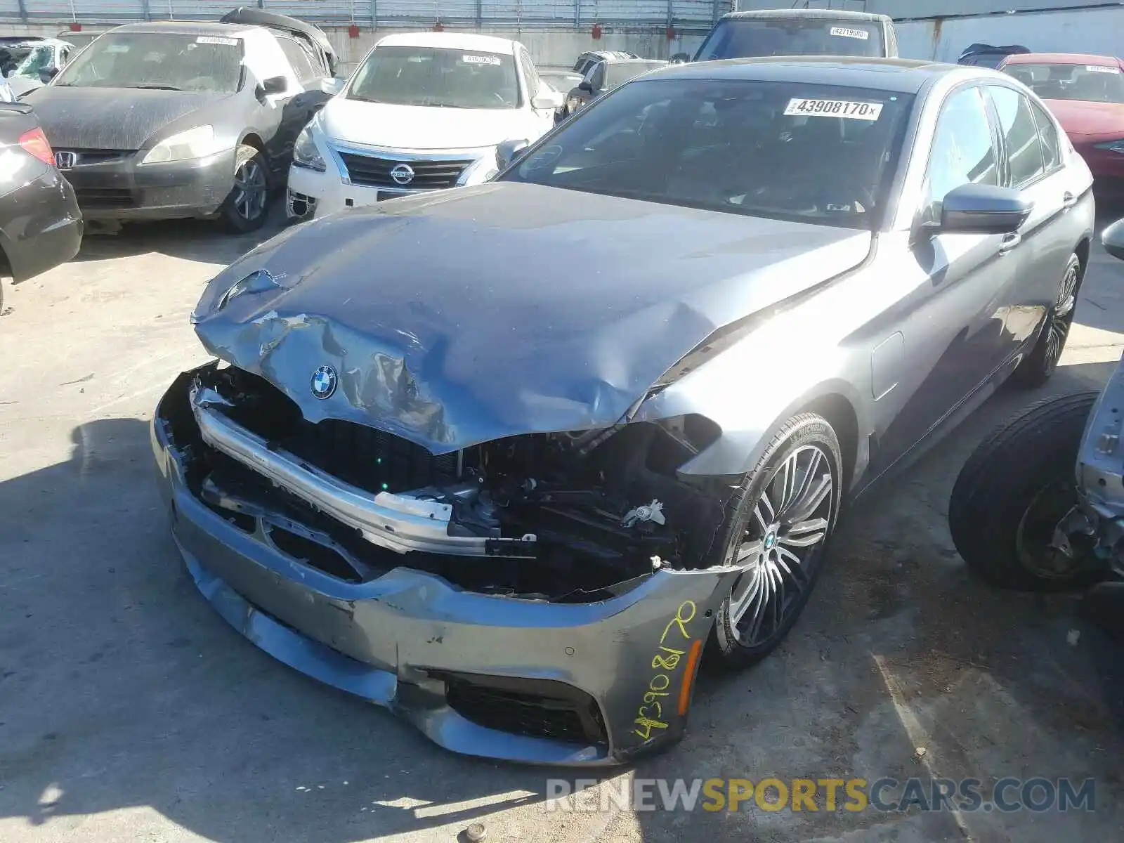 2 Photograph of a damaged car WBAJA9C57KB388832 BMW 5 SERIES 2019