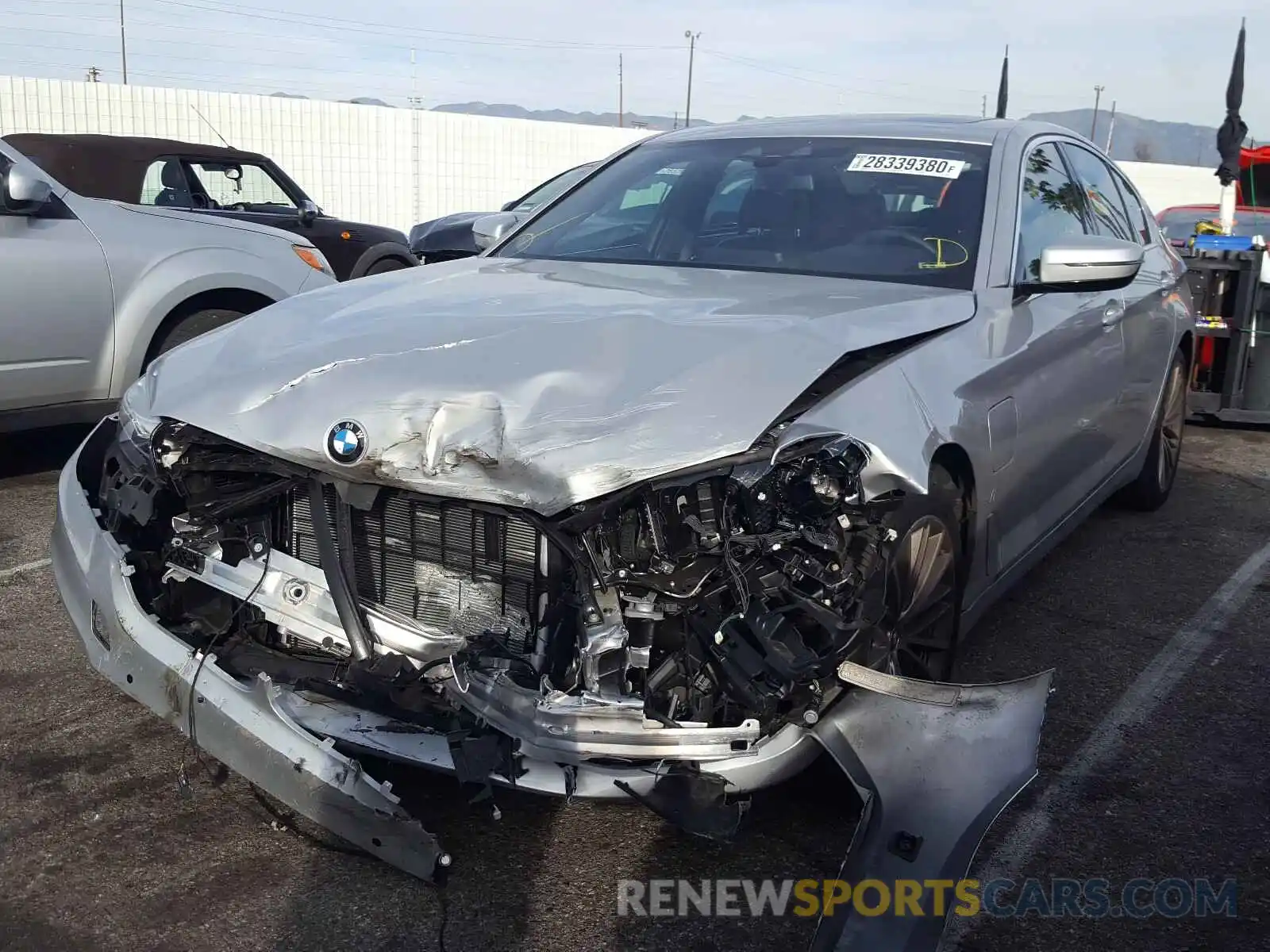 2 Photograph of a damaged car WBAJA9C57KB392749 BMW 5 SERIES 2019