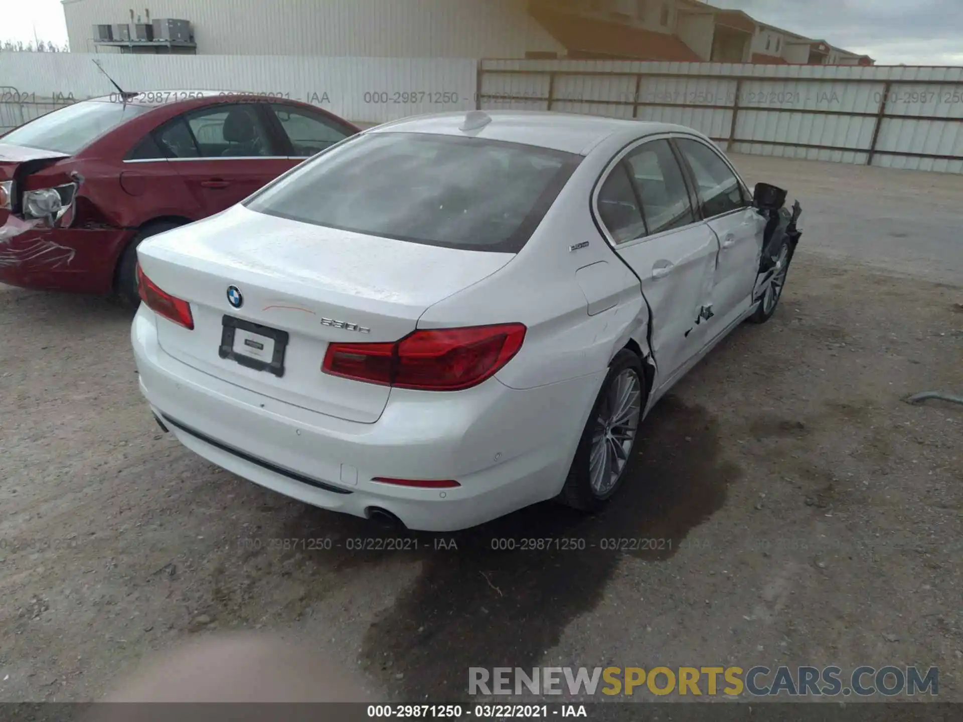 4 Photograph of a damaged car WBAJA9C58KB253861 BMW 5 SERIES 2019