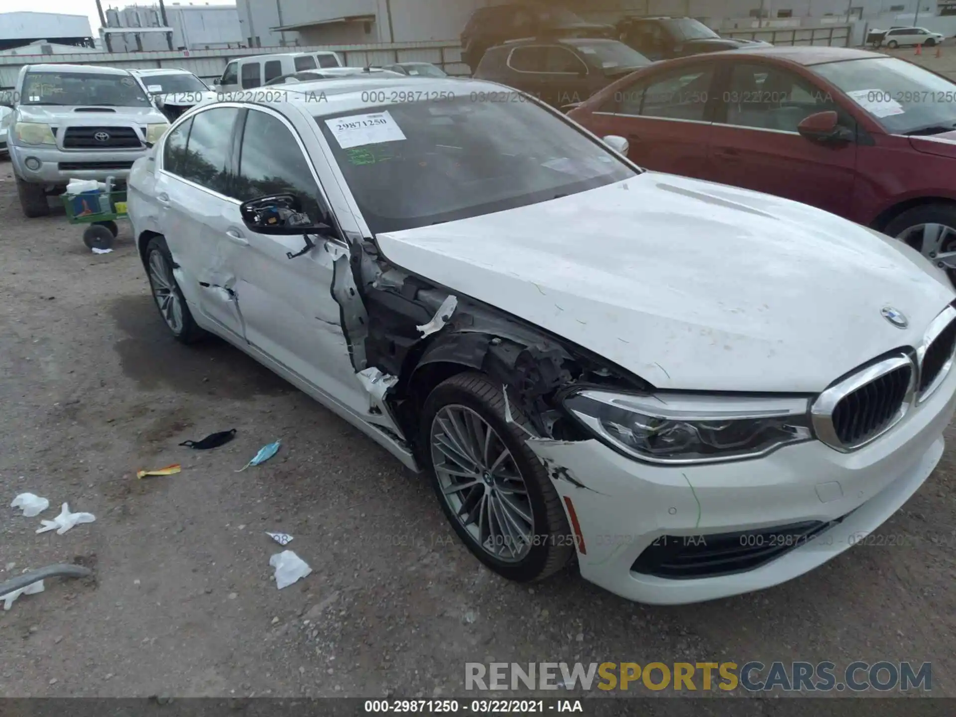 6 Photograph of a damaged car WBAJA9C58KB253861 BMW 5 SERIES 2019