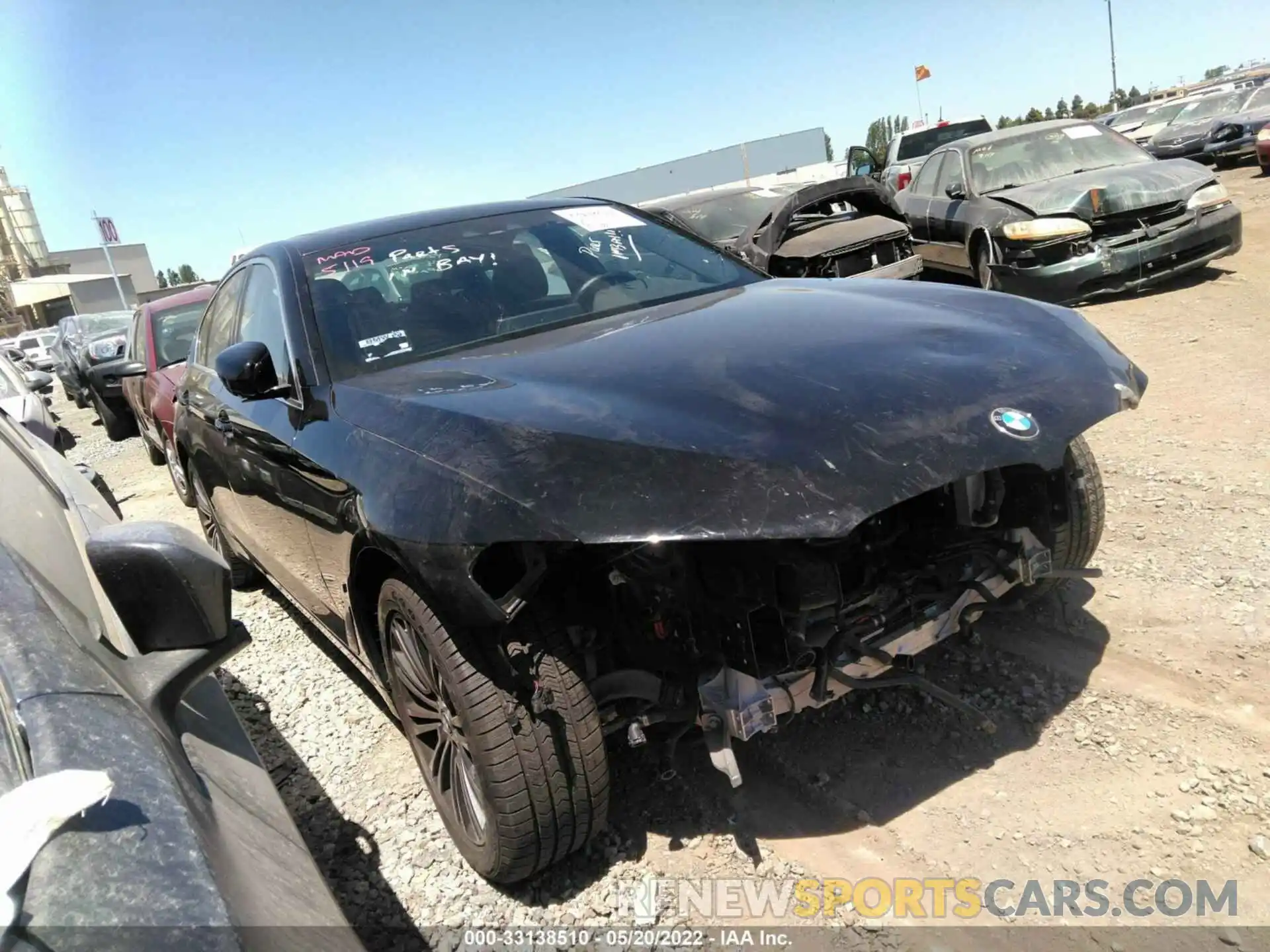 1 Photograph of a damaged car WBAJA9C58KB388323 BMW 5 SERIES 2019