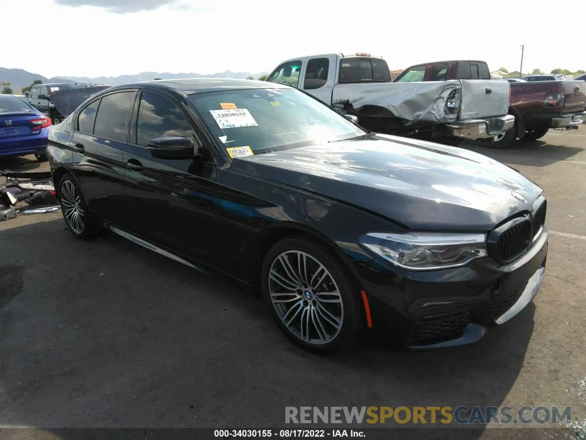 1 Photograph of a damaged car WBAJA9C58KB388578 BMW 5 SERIES 2019