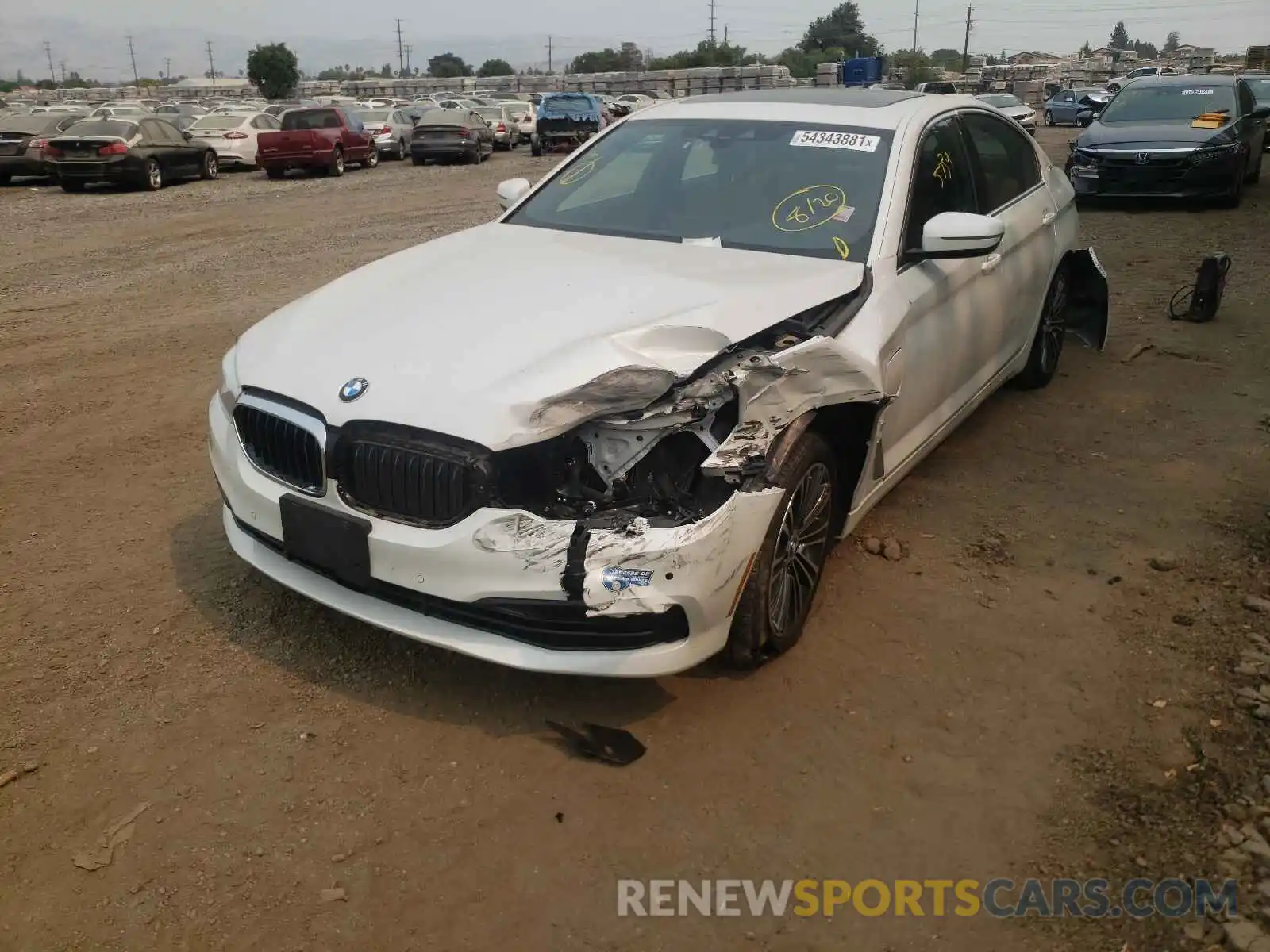 2 Photograph of a damaged car WBAJA9C58KB392985 BMW 5 SERIES 2019