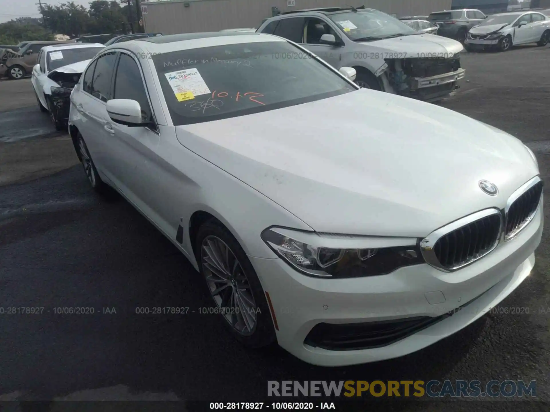 1 Photograph of a damaged car WBAJA9C58KB399340 BMW 5 SERIES 2019