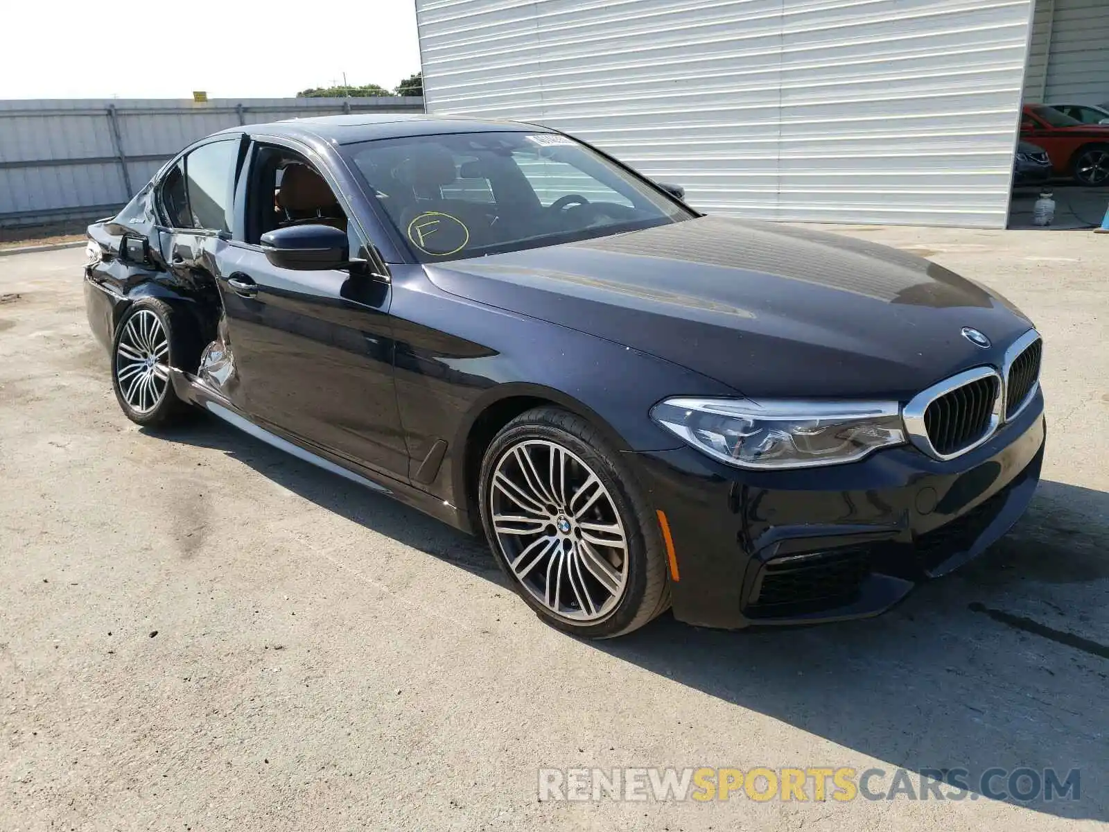 1 Photograph of a damaged car WBAJA9C59KB254808 BMW 5 SERIES 2019