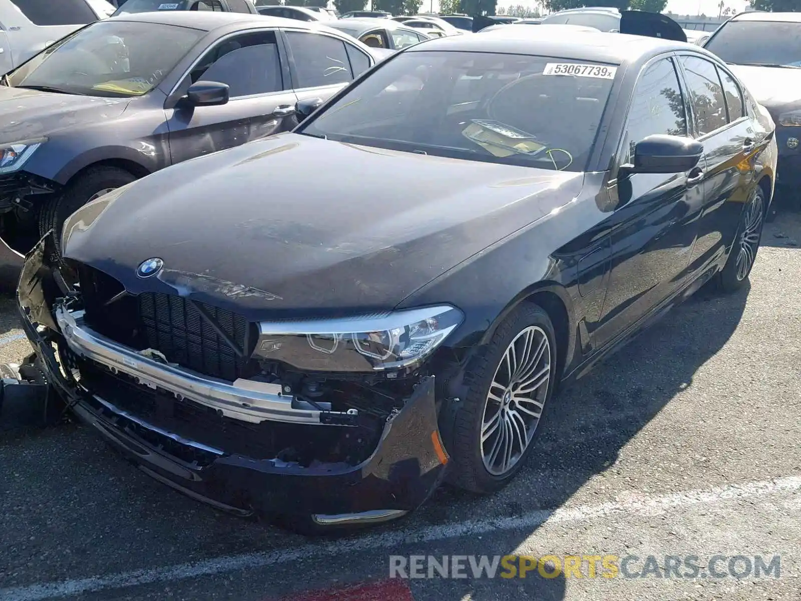 2 Photograph of a damaged car WBAJA9C59KB389268 BMW 5 SERIES 2019