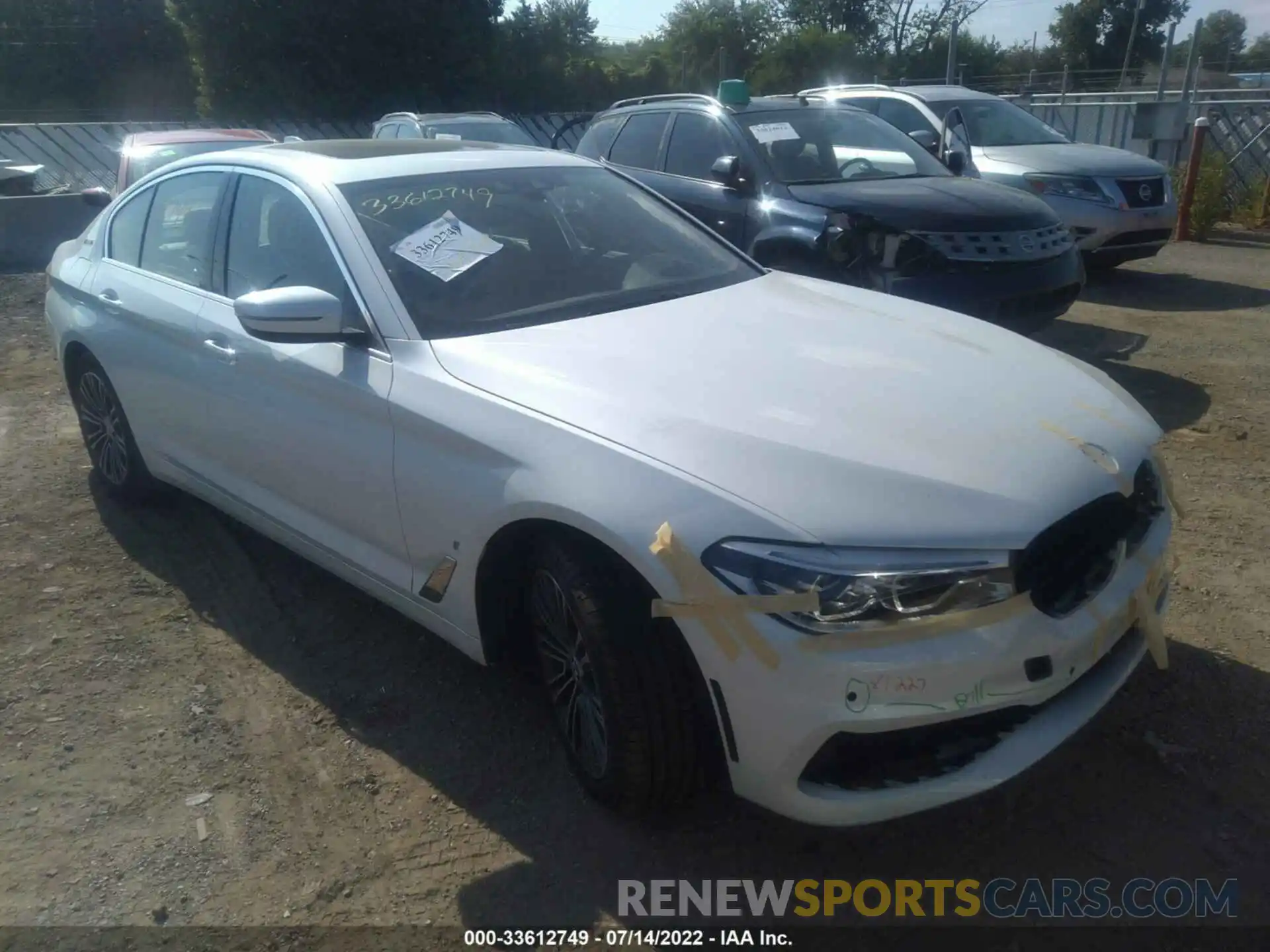 1 Photograph of a damaged car WBAJB1C50KB376293 BMW 5 SERIES 2019