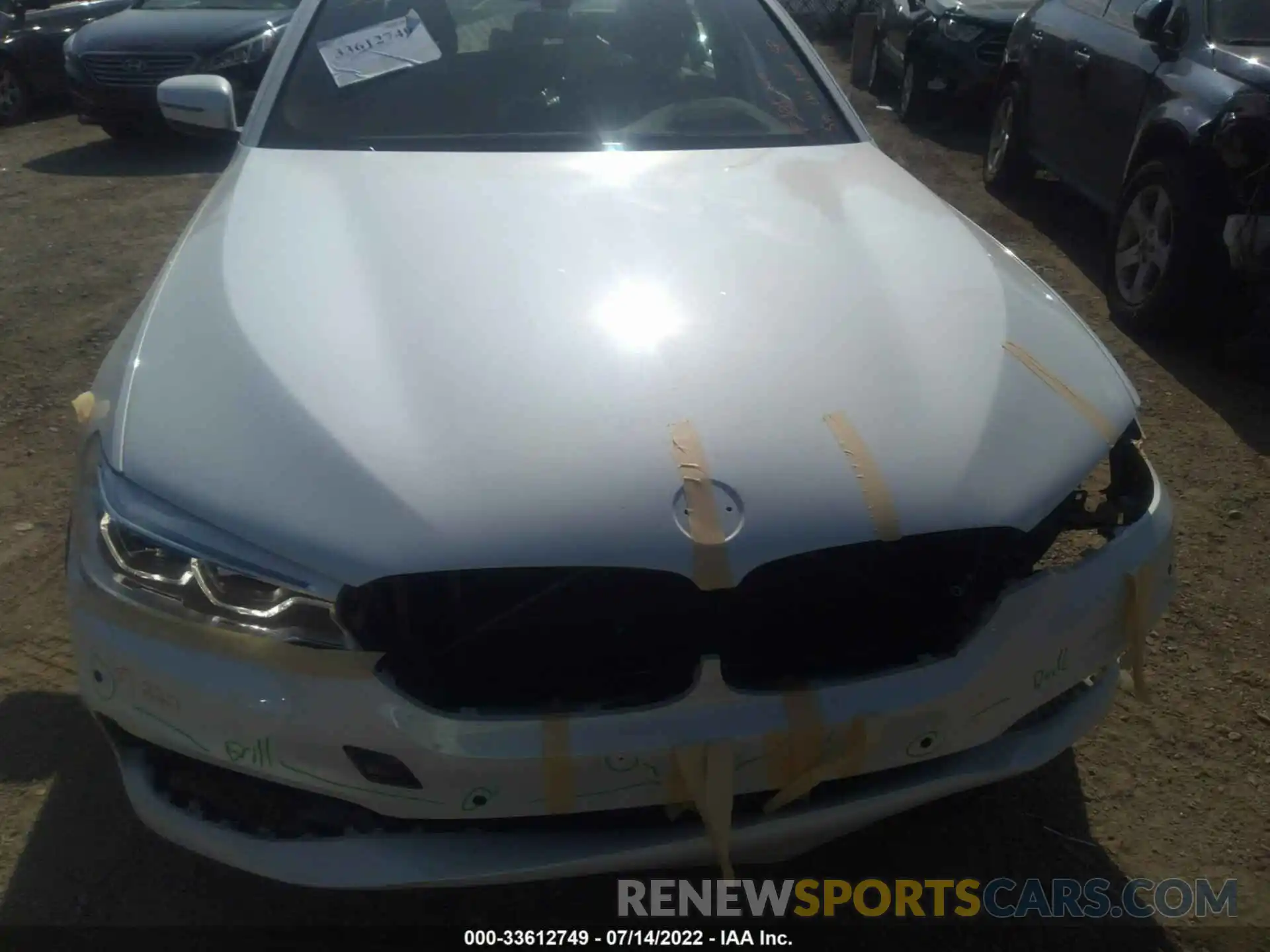 6 Photograph of a damaged car WBAJB1C50KB376293 BMW 5 SERIES 2019