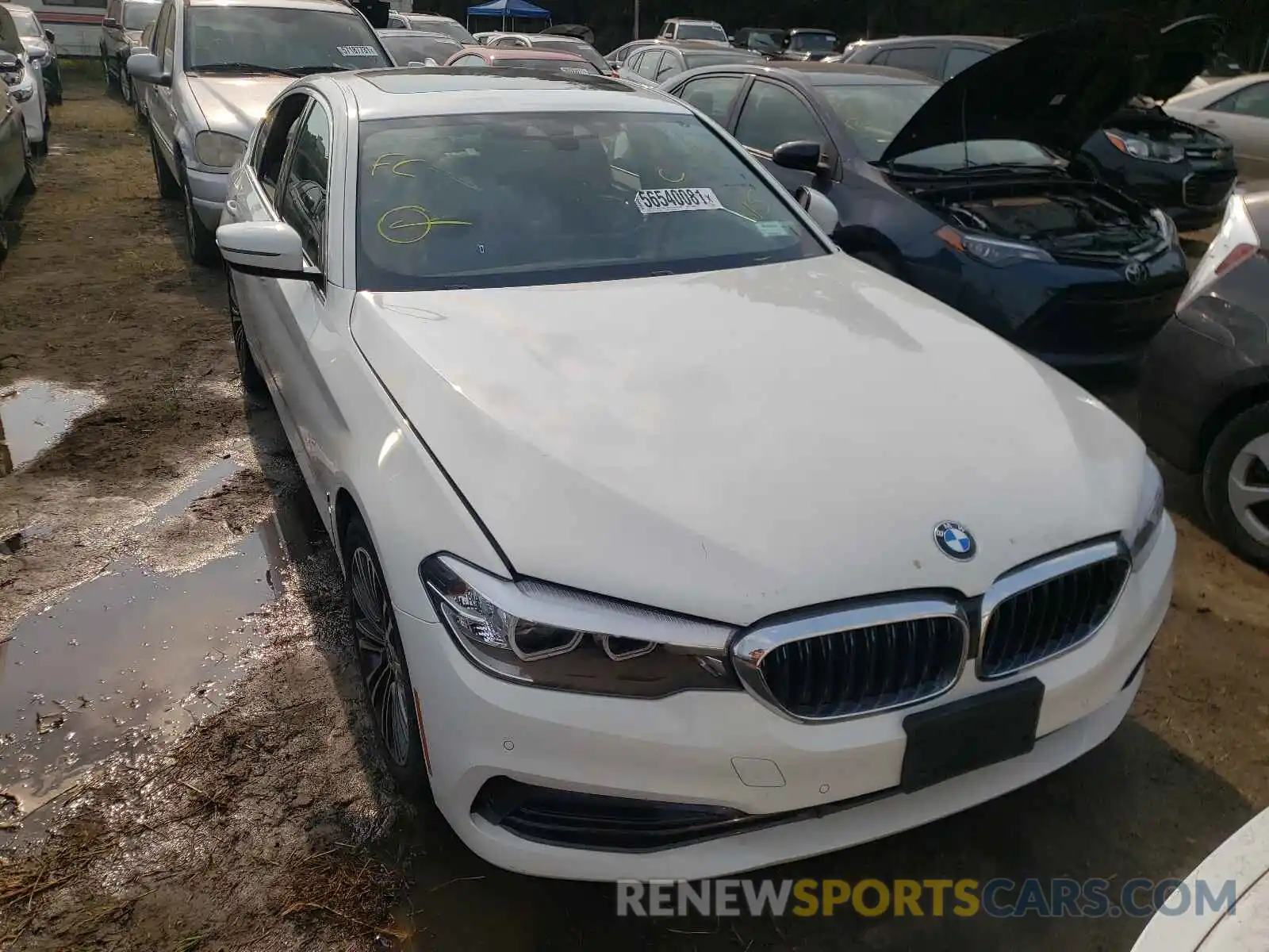 1 Photograph of a damaged car WBAJB1C51KB375329 BMW 5 SERIES 2019