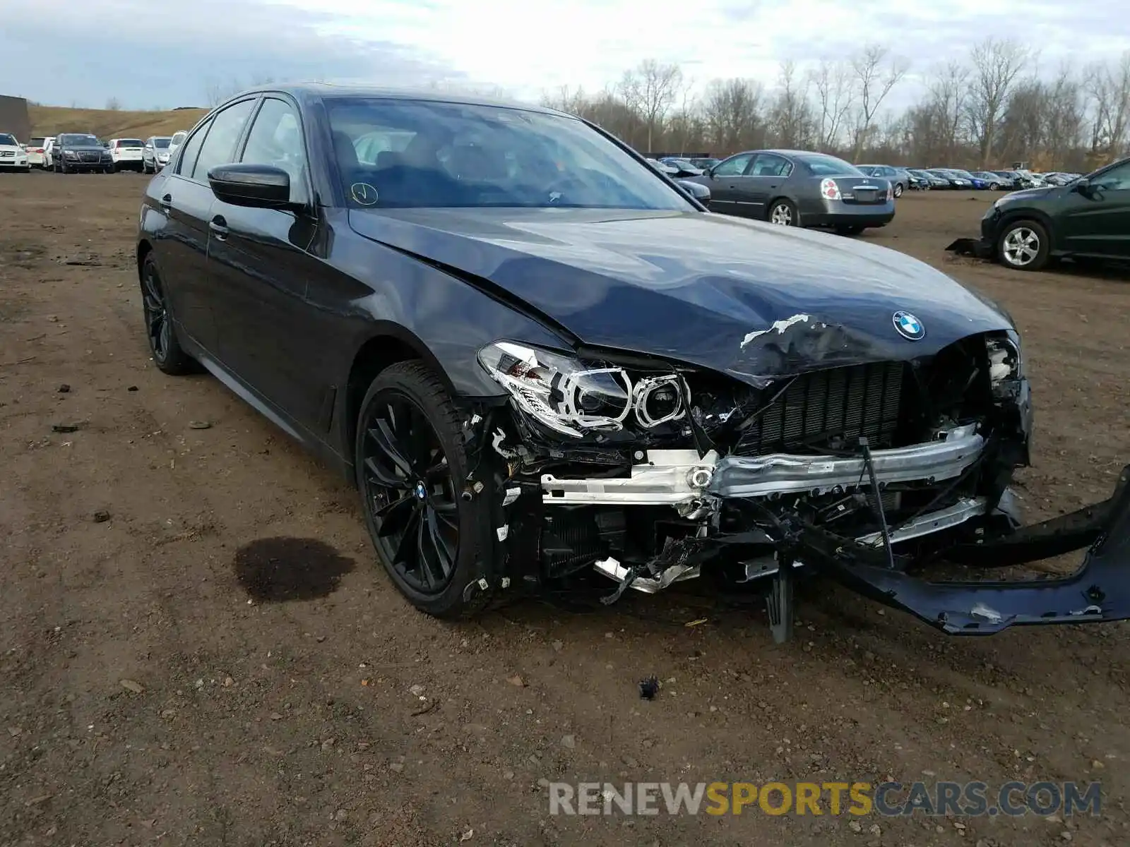 1 Photograph of a damaged car WBAJB1C51KB375671 BMW 5 SERIES 2019