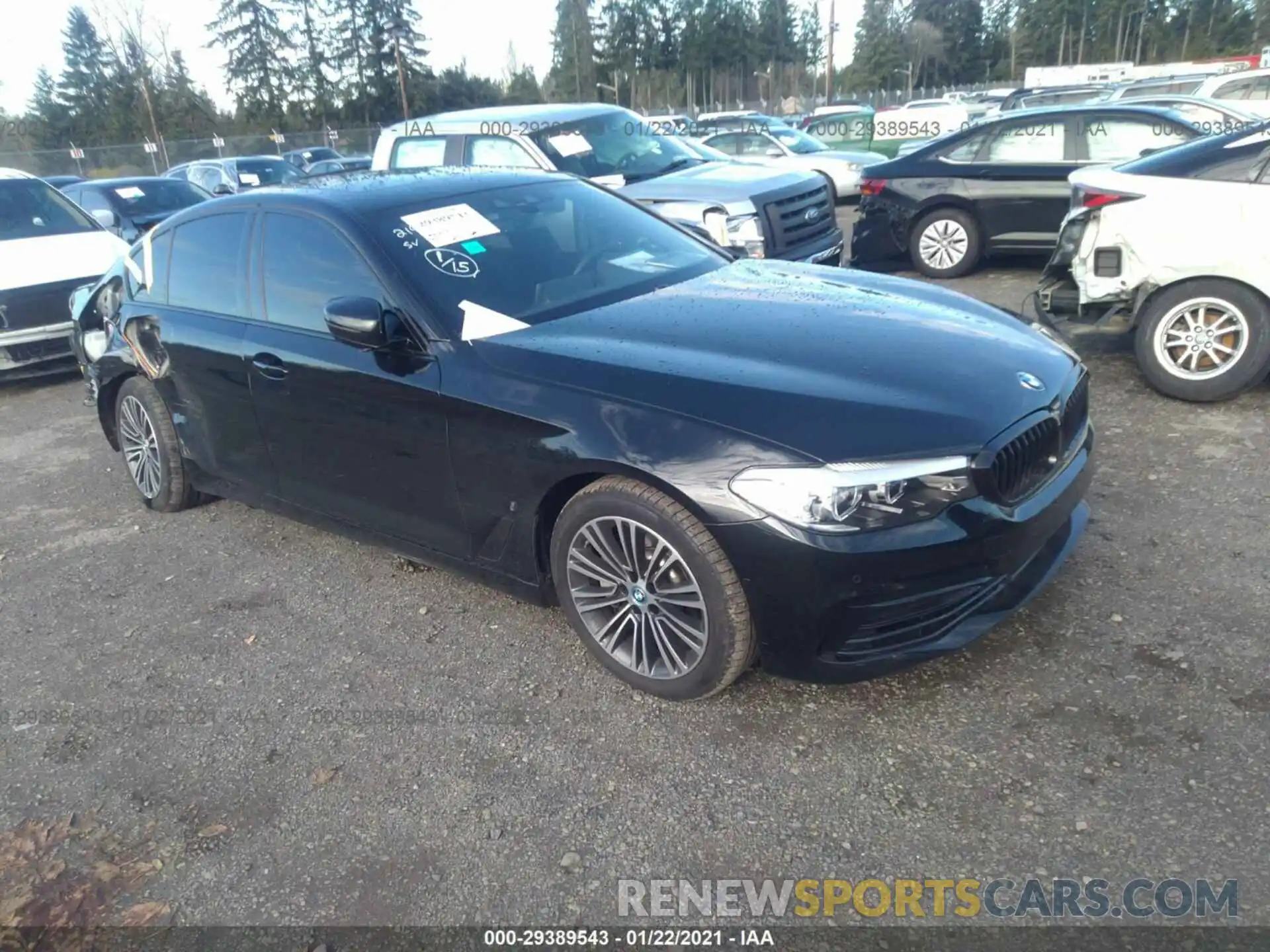 1 Photograph of a damaged car WBAJB1C51KB377081 BMW 5 SERIES 2019