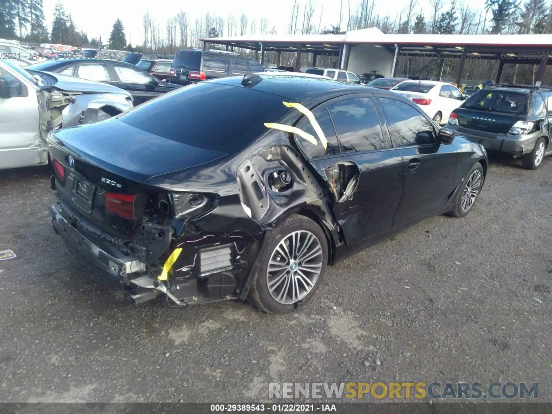 4 Photograph of a damaged car WBAJB1C51KB377081 BMW 5 SERIES 2019