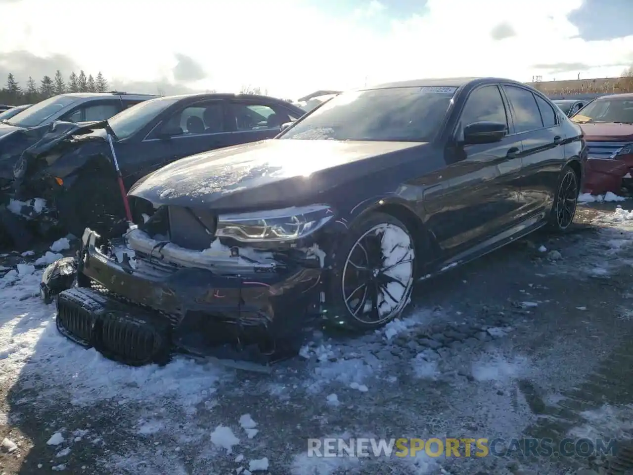 2 Photograph of a damaged car WBAJB1C51KG623534 BMW 5 SERIES 2019