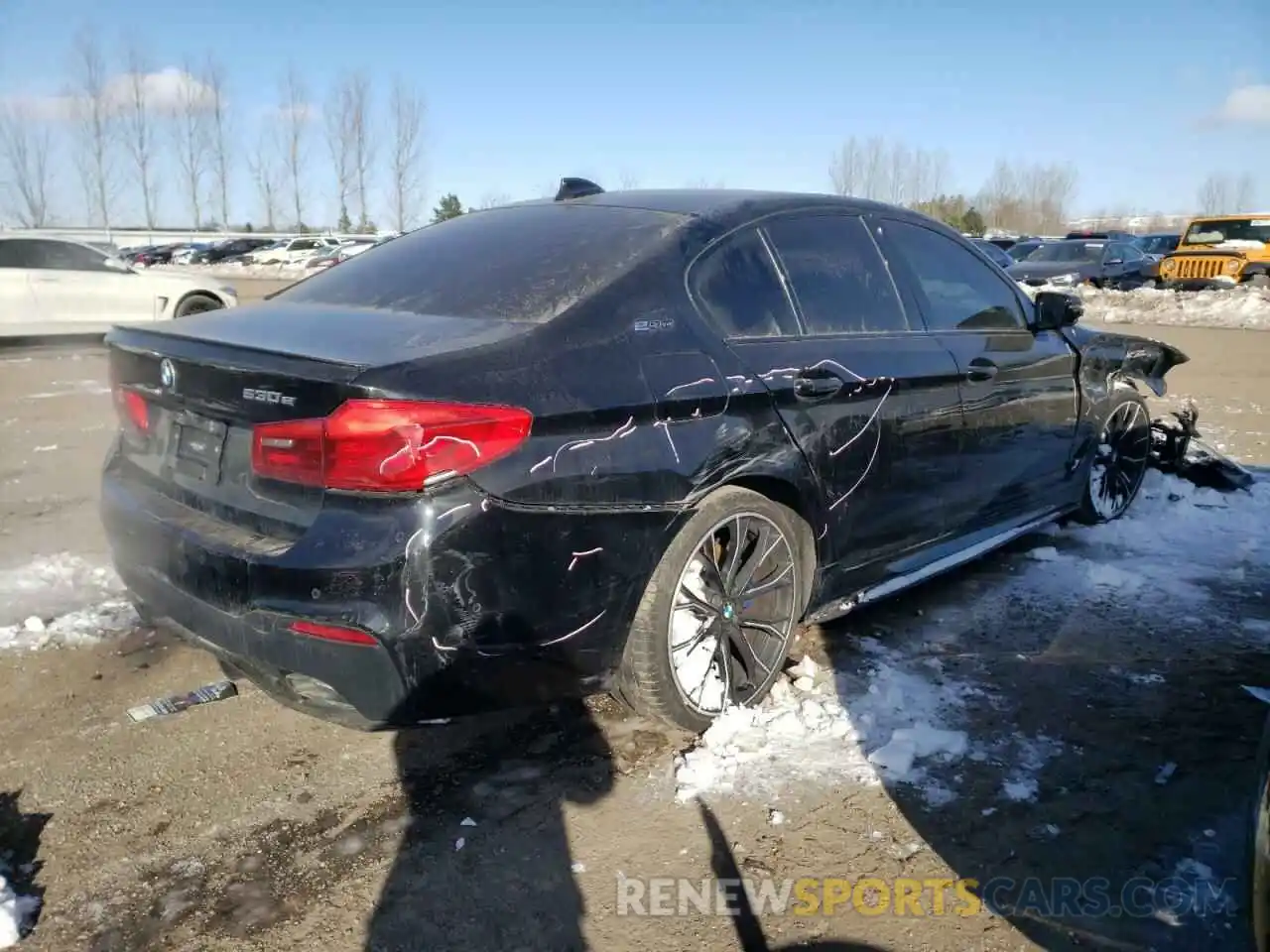 4 Фотография поврежденного автомобиля WBAJB1C51KG623534 BMW 5 SERIES 2019