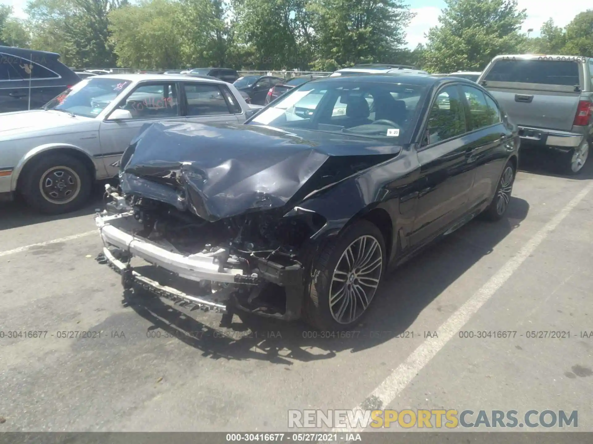 2 Photograph of a damaged car WBAJB1C52KB375274 BMW 5 SERIES 2019